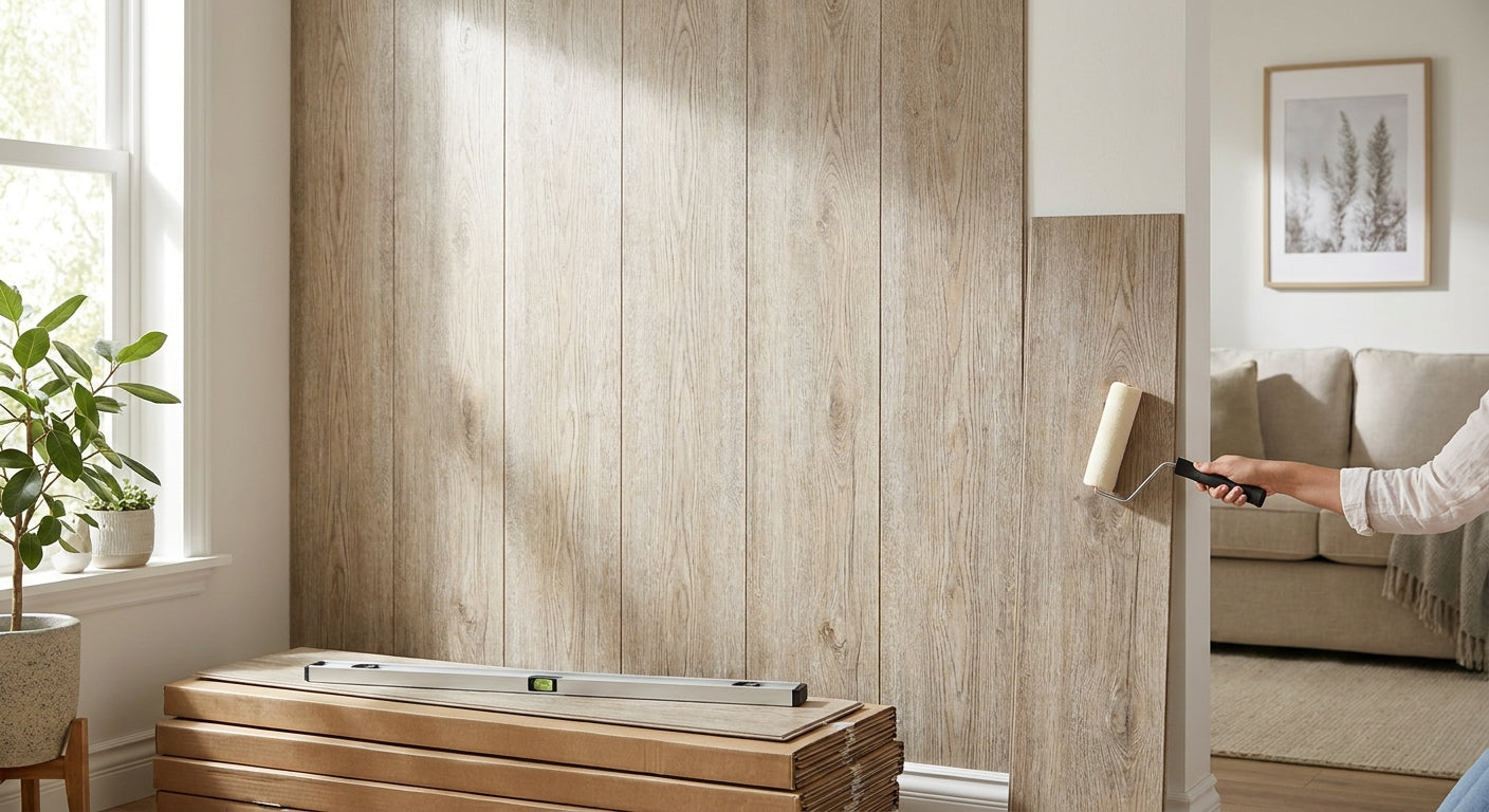 Best peel and stick wood wall panels for renters