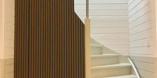 Design a Stylish Staircase with Slat Wall Panels