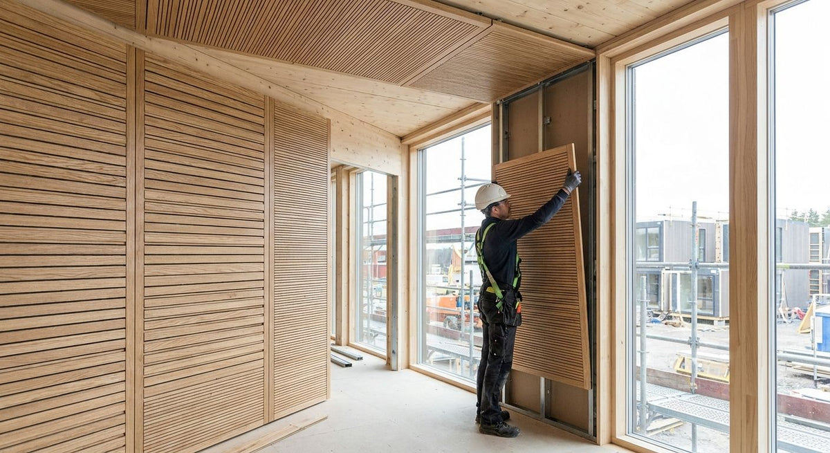 Best acoustic wood panels for modular construction projects
