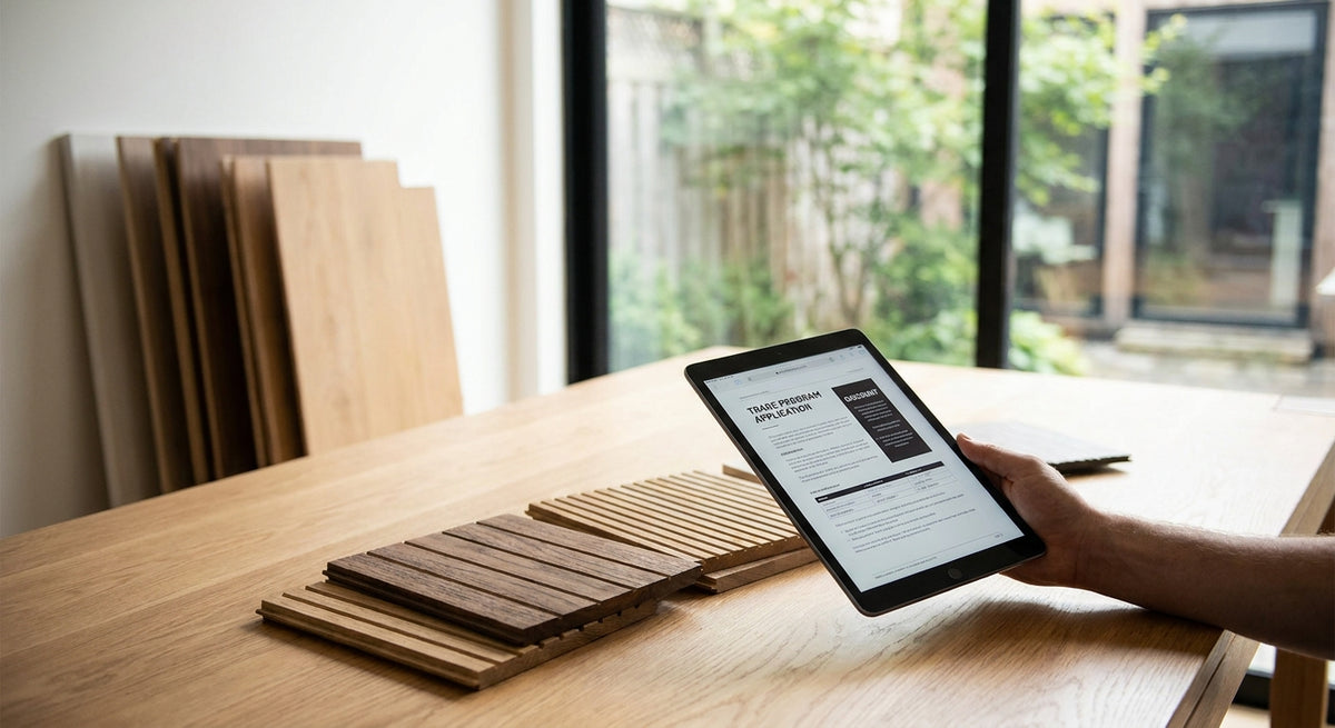 How to request a trade discount on wood wall panels