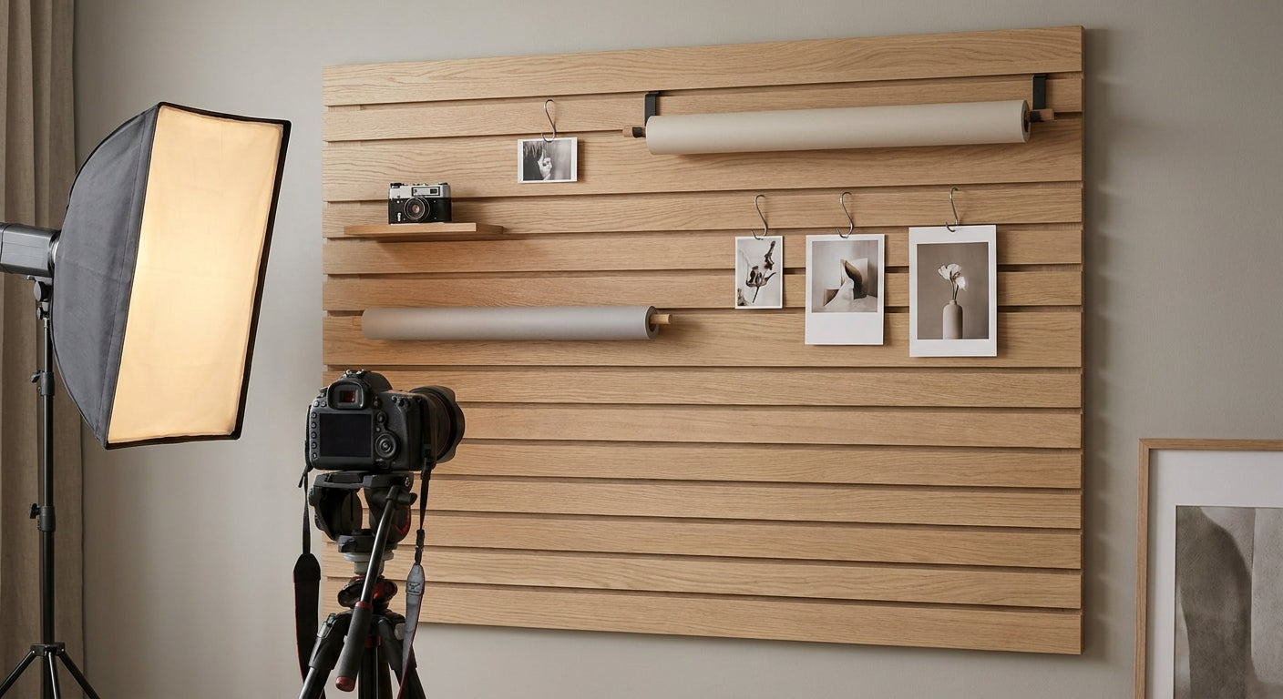 Best slat wall panels for photography studio backdrops