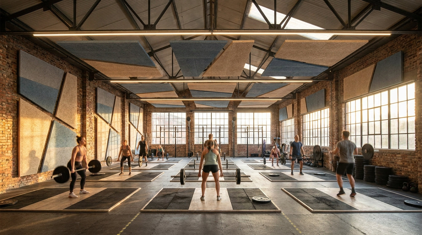 Best acoustic panels for noise control in CrossFit gyms