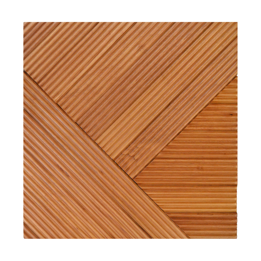 Wood Mosaic Panel | Xilan Wood Tile | 15.75×15.75”
