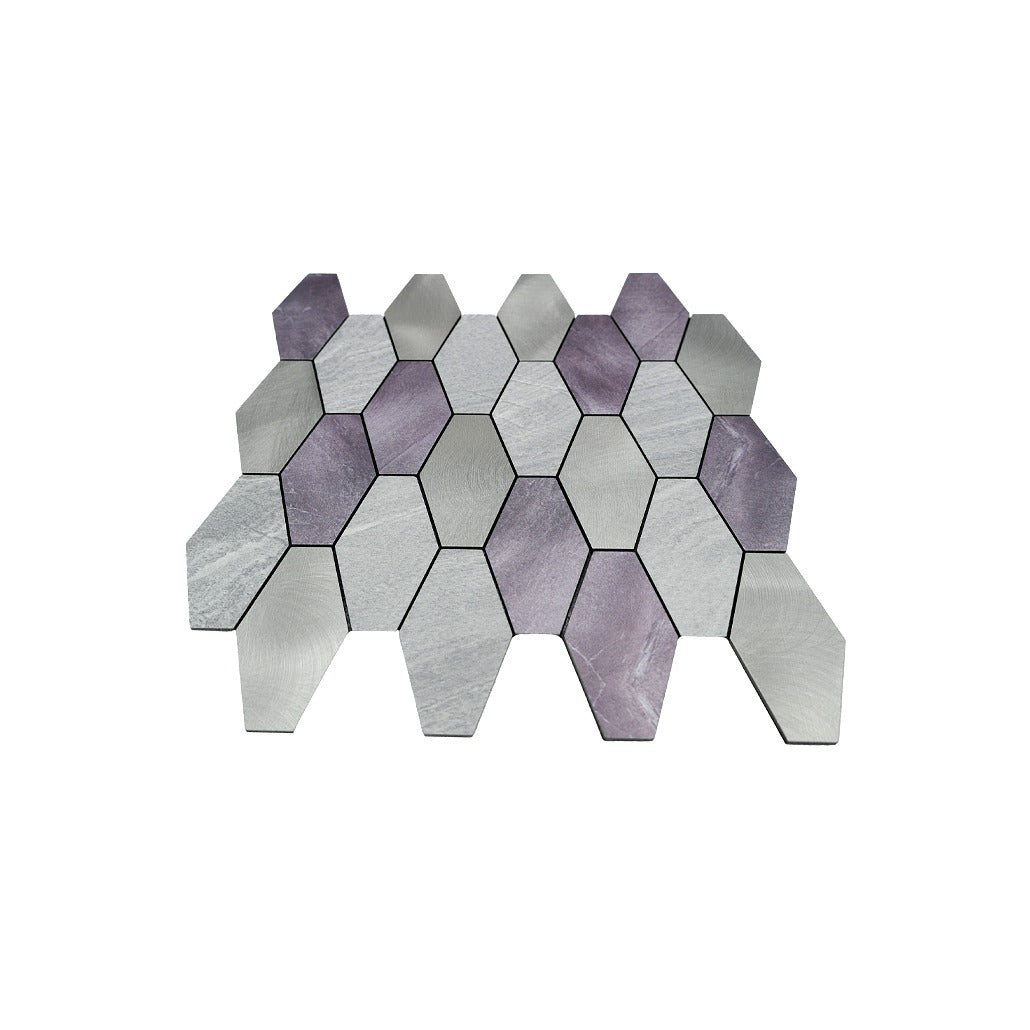 Peel and Stick Backsplash | Picket Gray | 11.81×11.81"