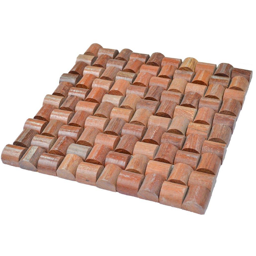 Wood Mosaic Panel | Arisauro Wood Tile | 12×12”