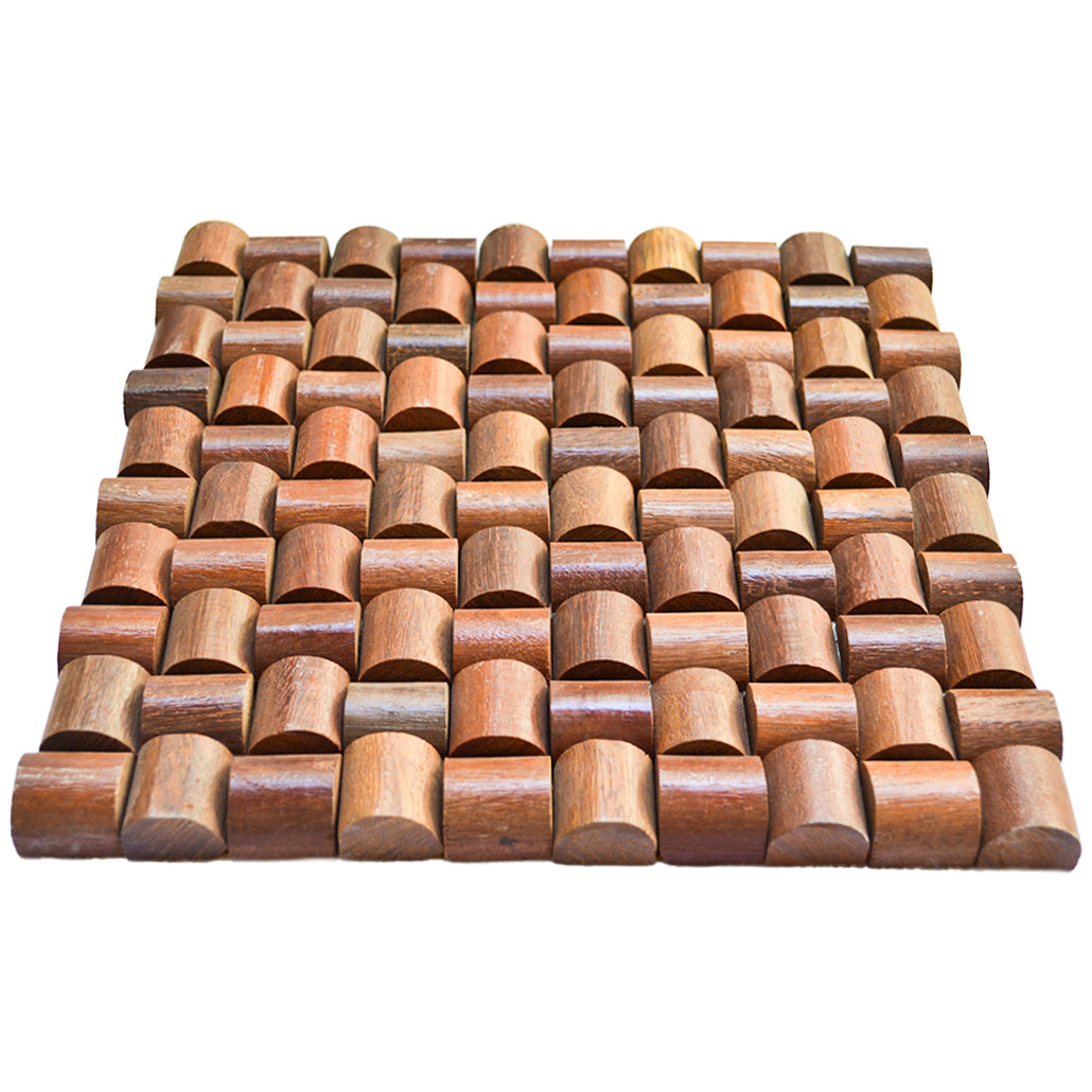 Wood Mosaic Panel | Arisauro Wood Tile | 12×12”