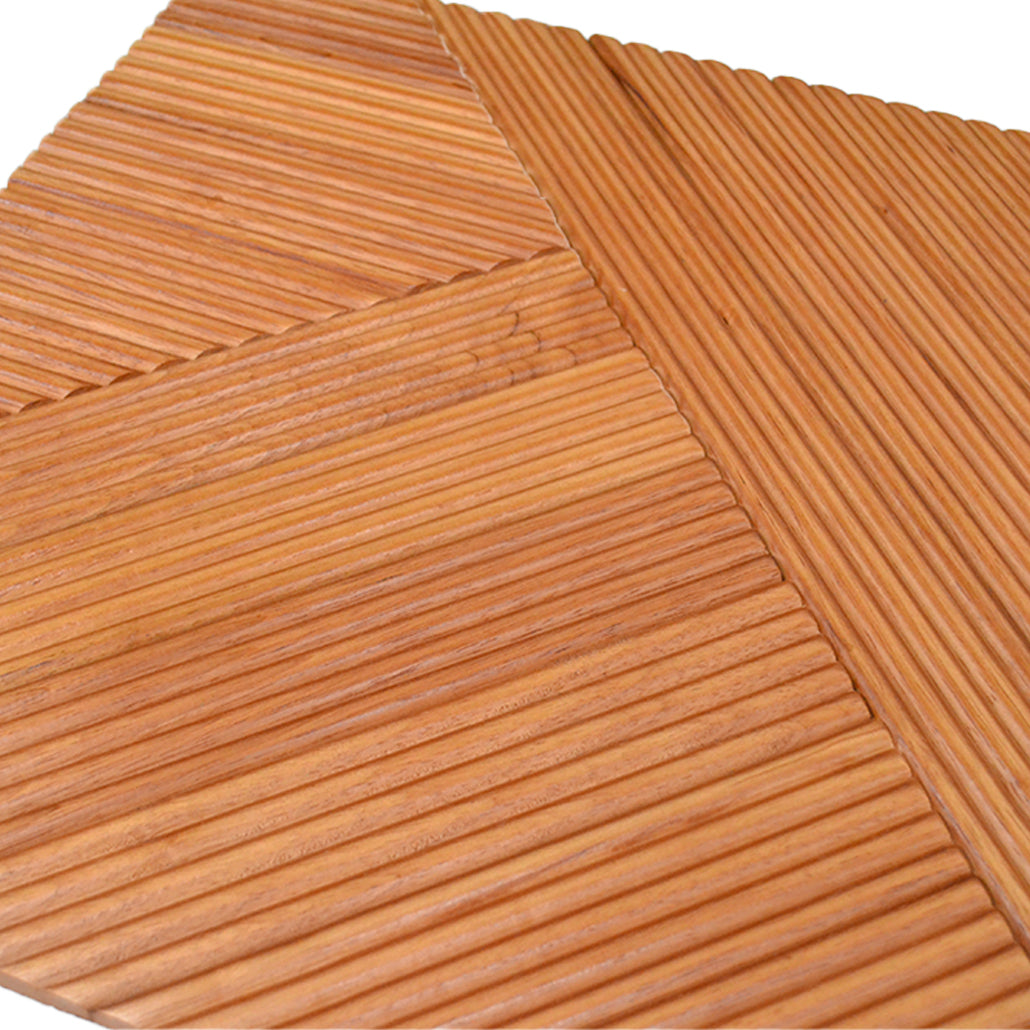 Wood Mosaic Panel | Xilan Wood Tile | 15.75×15.75”