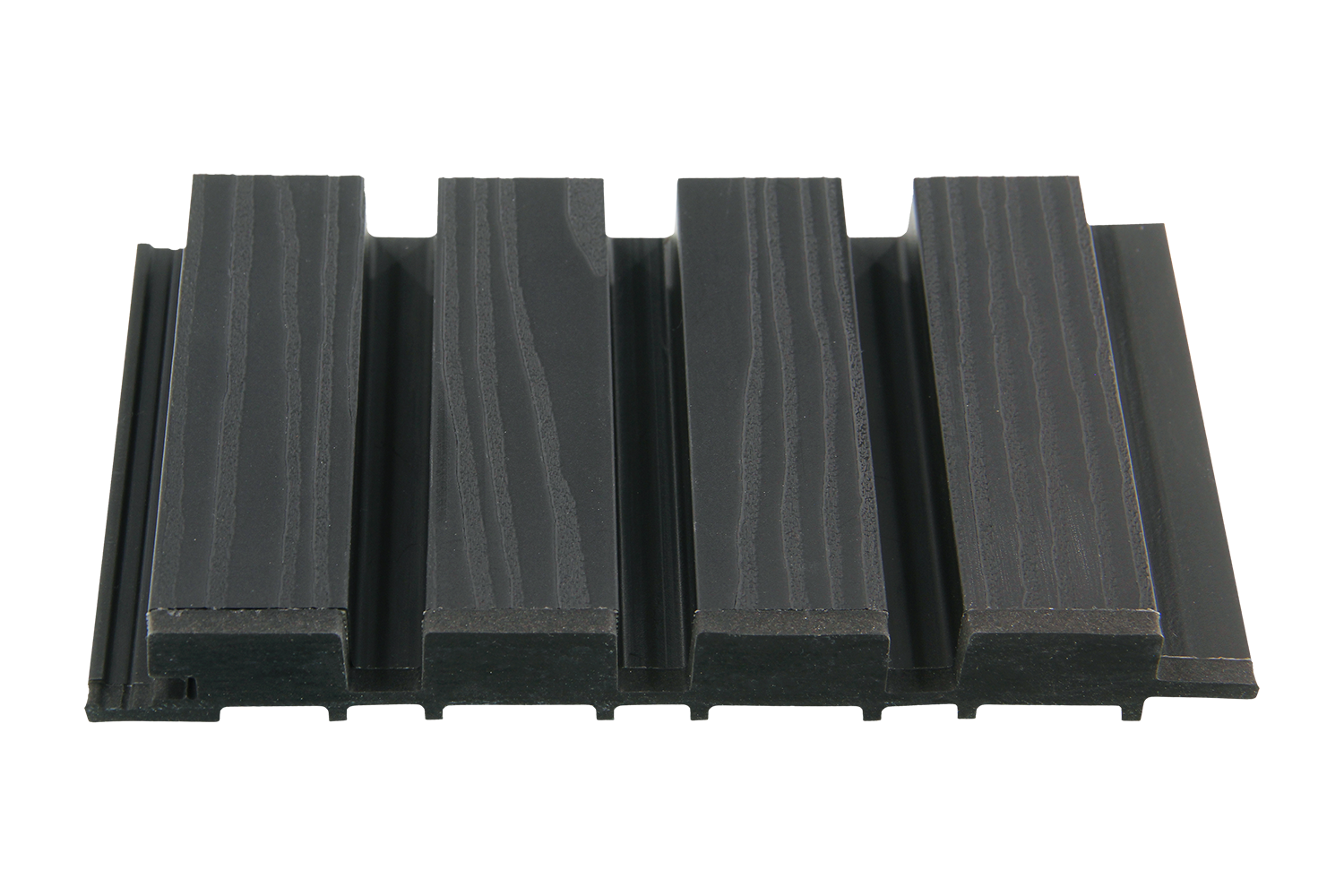 Exterior Wall Panel Black Rubber End Cap - 10 pcs.