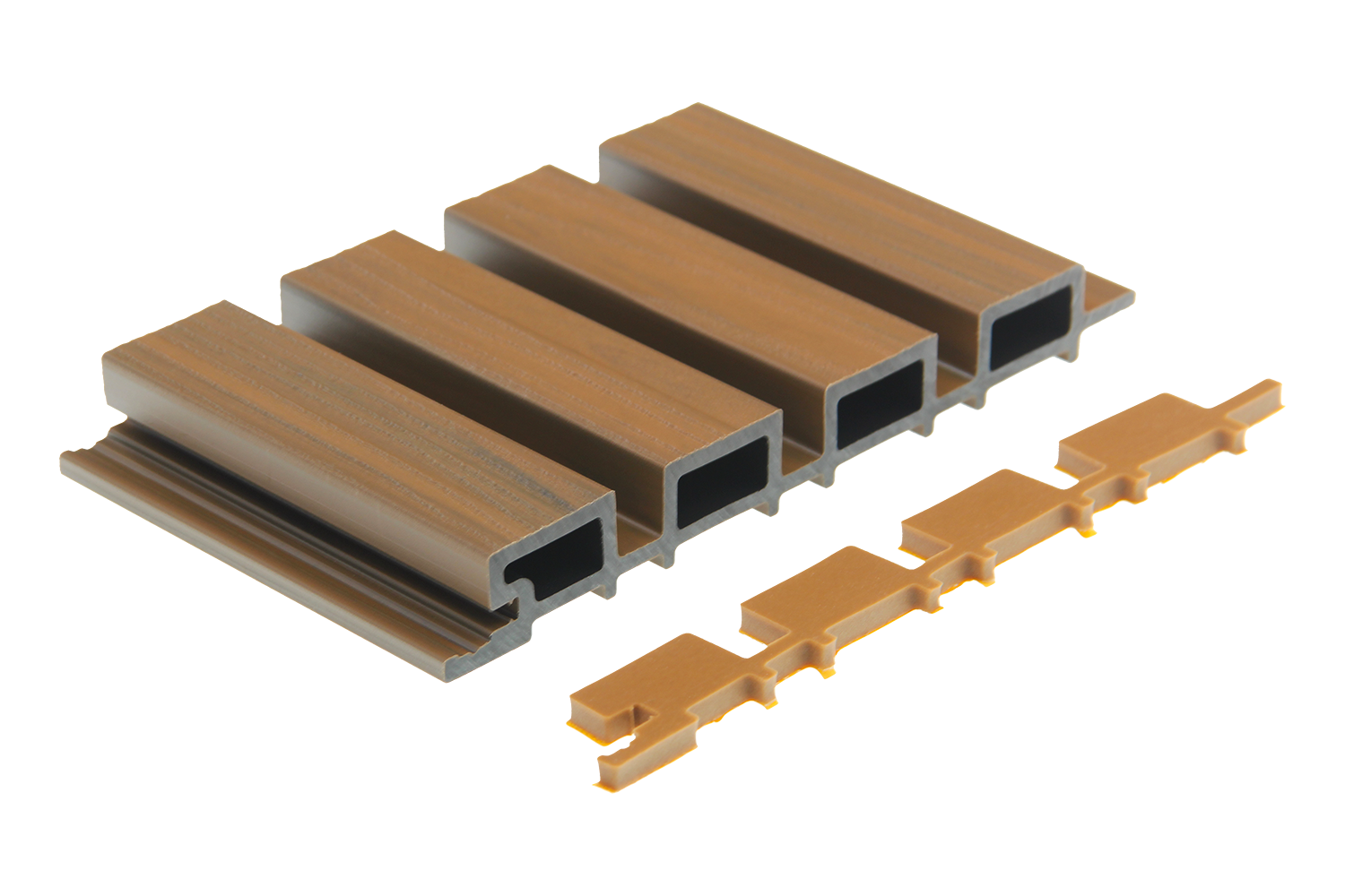 Exterior Wall Panel Oak Rubber End Cap - 10 pcs.