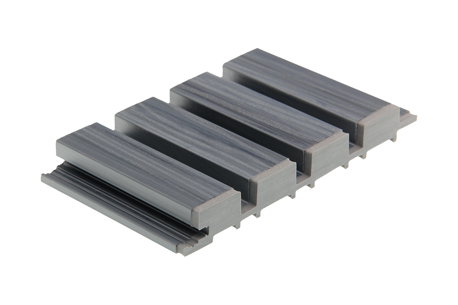 Exterior Wall Panel Stonegray Rubber End Cap - 10 pcs.