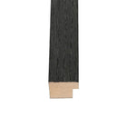 End Piece - Slat Wall Panel | Black Oak