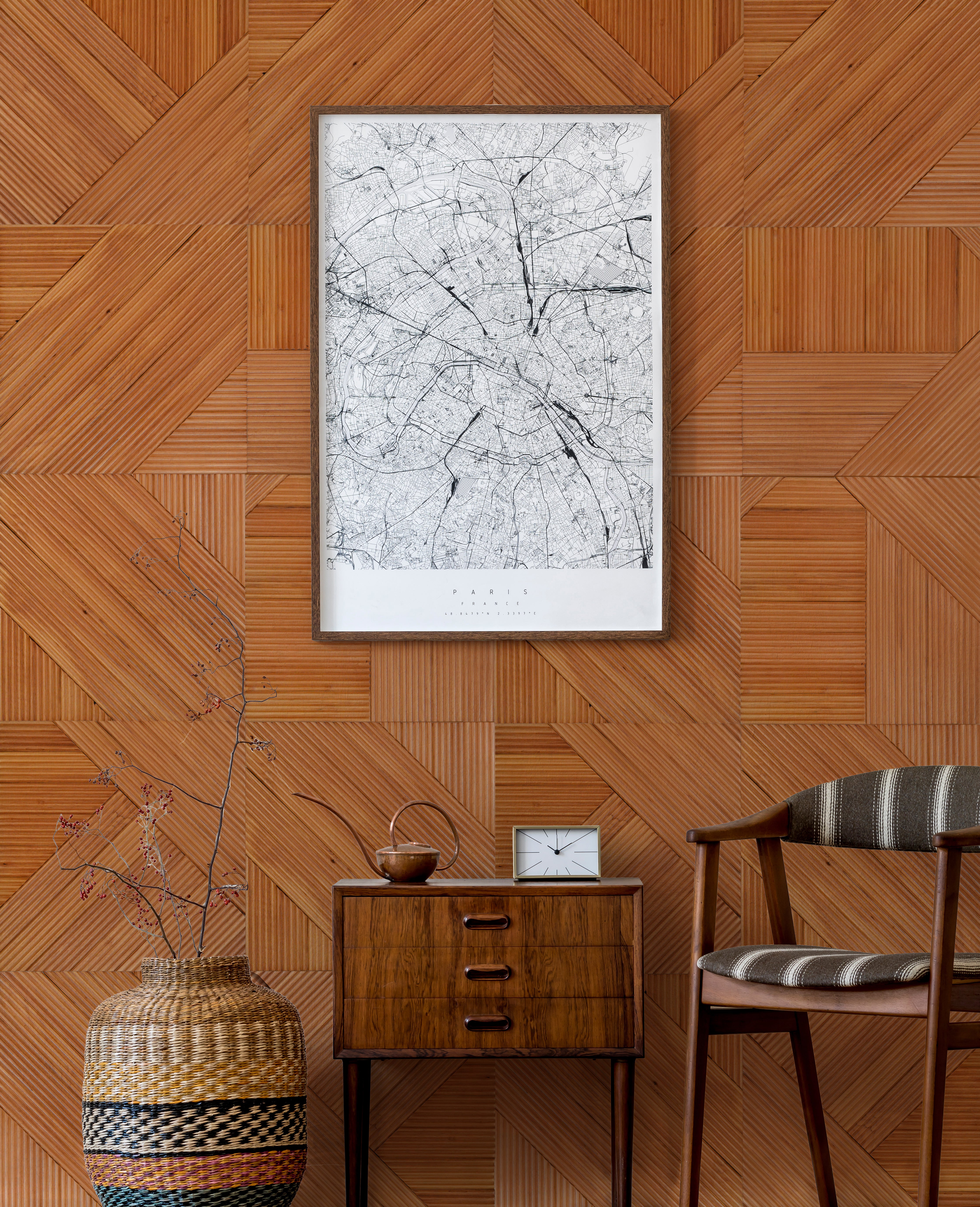 Wood Mosaic Panel | Xilan Wood Tile | 15.75×15.75”