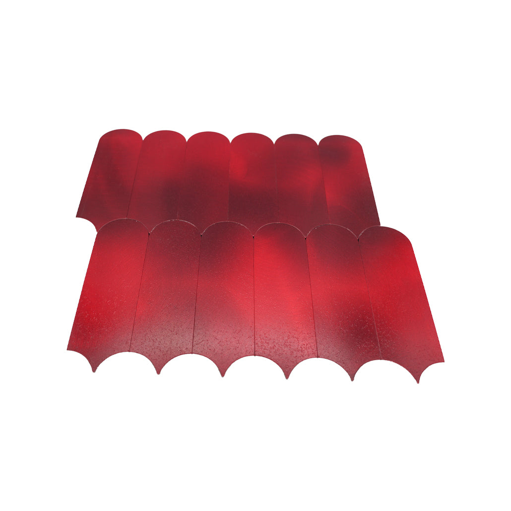 Peel and Stick Backsplash | Arch Red | 11.73×11.34"