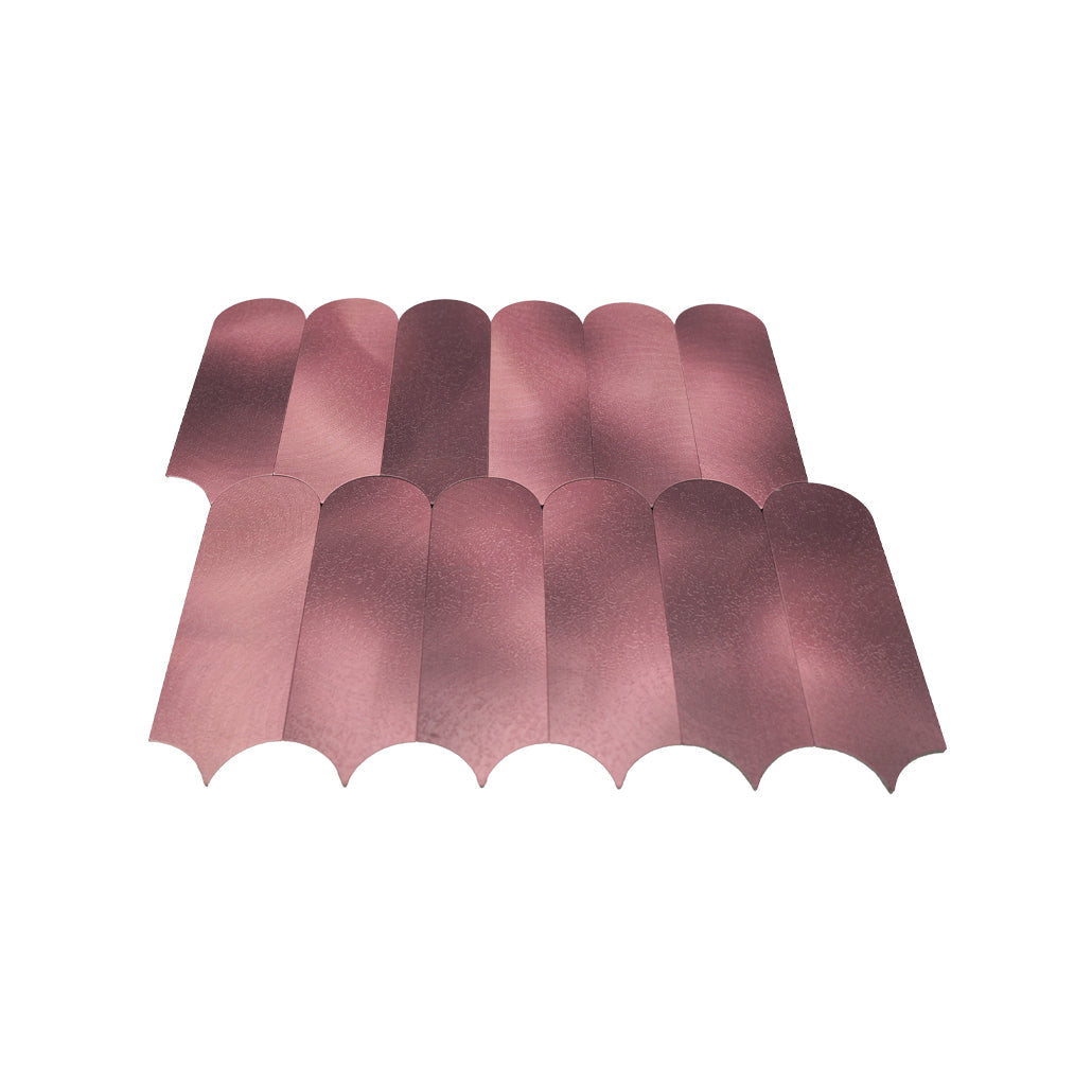 Peel and Stick Backsplash | Arch Pink | 11.73×11.34"