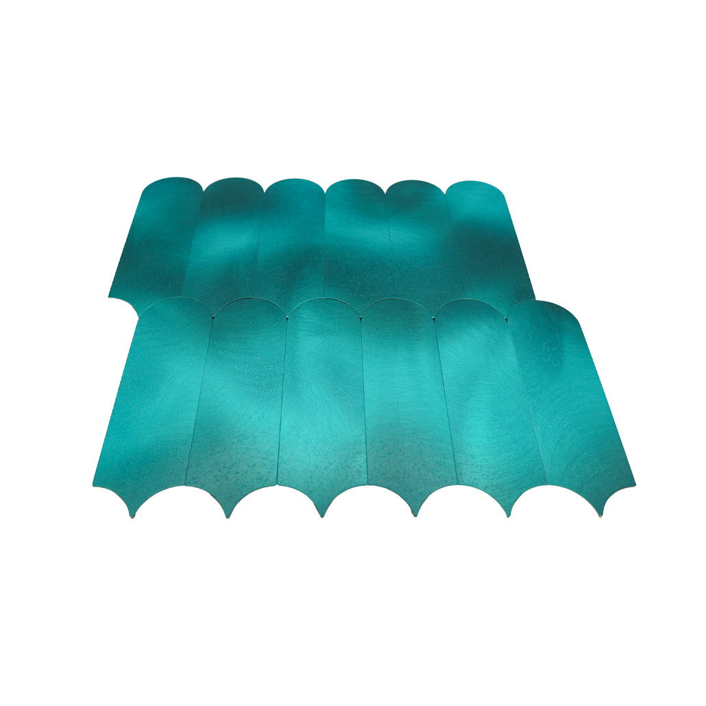 Peel and Stick Backsplash | Arch Turquoise | 11.73×11.34"