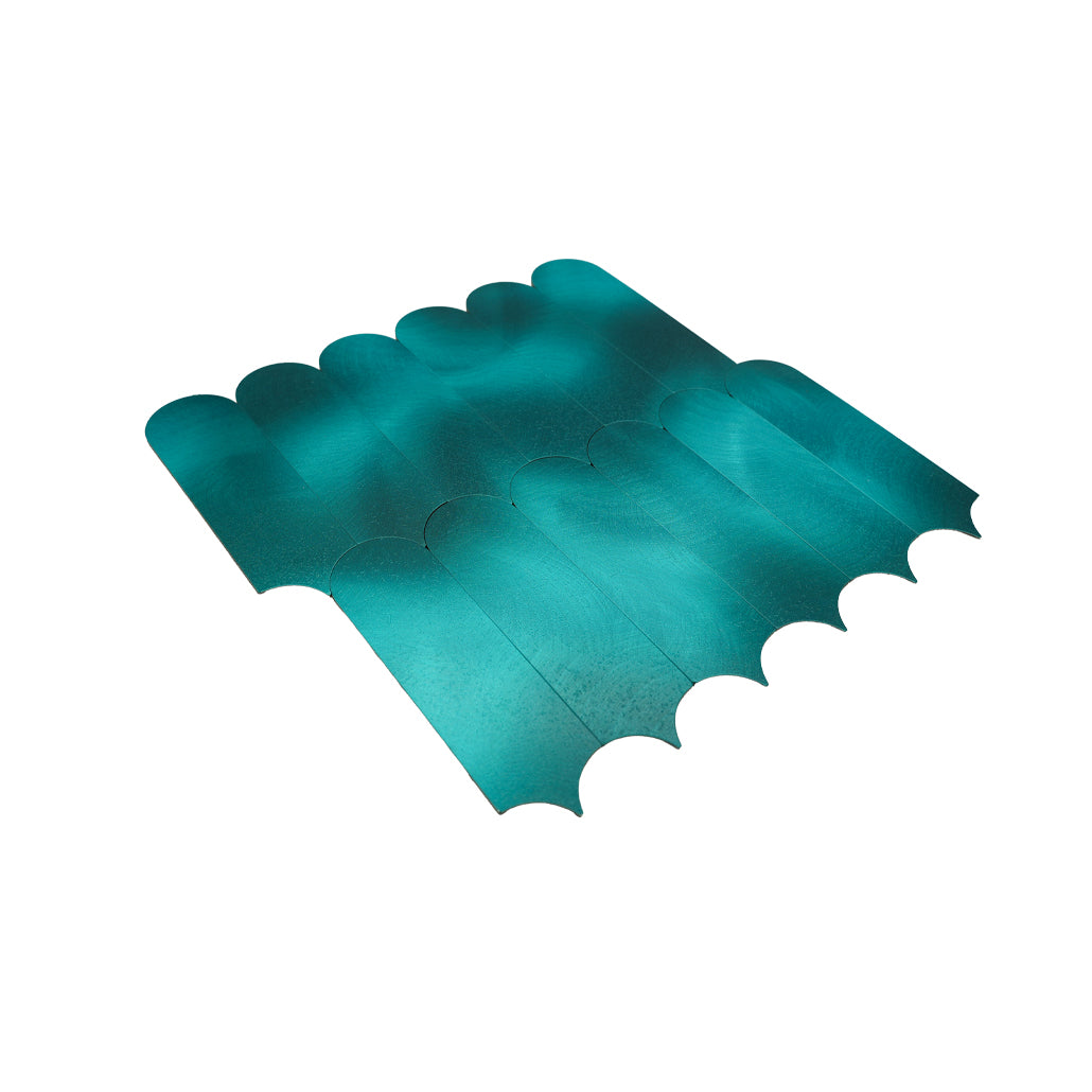 Peel and Stick Backsplash | Arch Turquoise | 11.73×11.34"