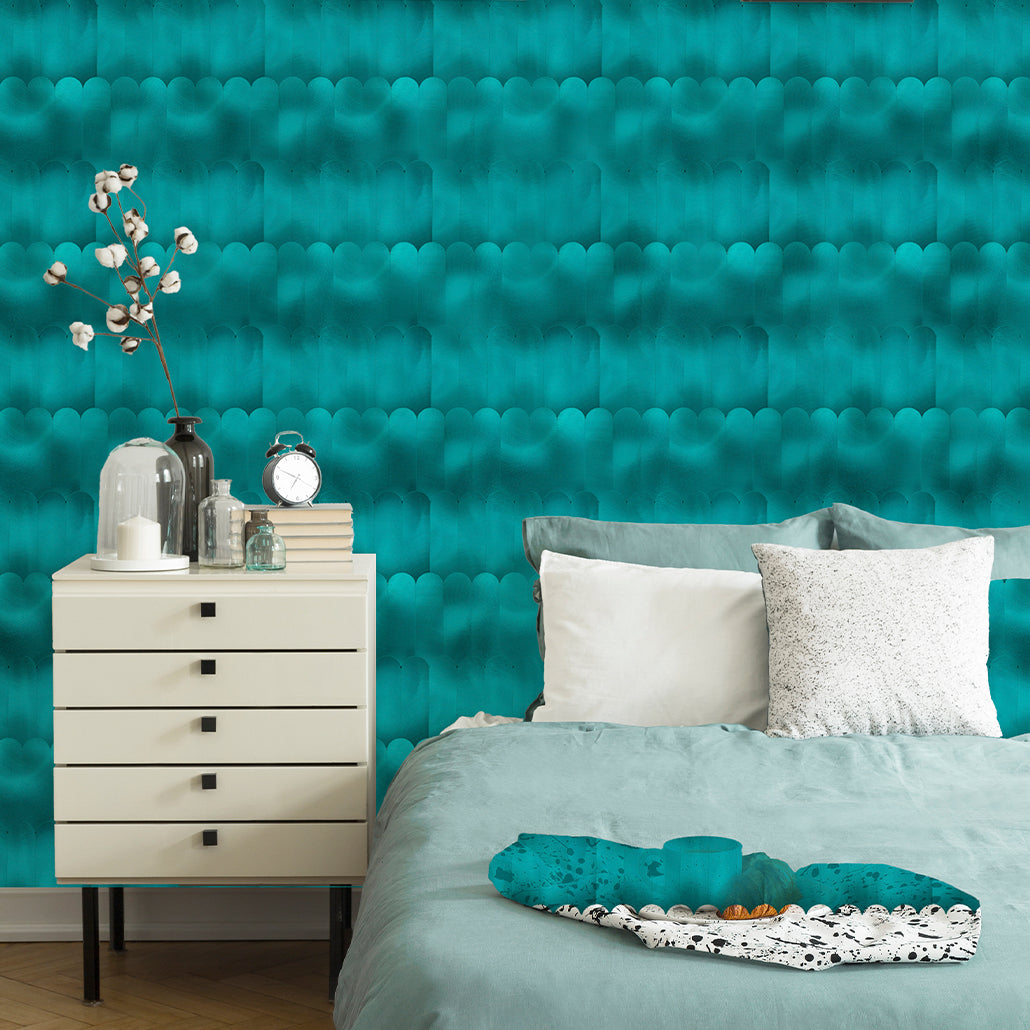 Peel and Stick Backsplash | Arch Turquoise | 11.73×11.34"