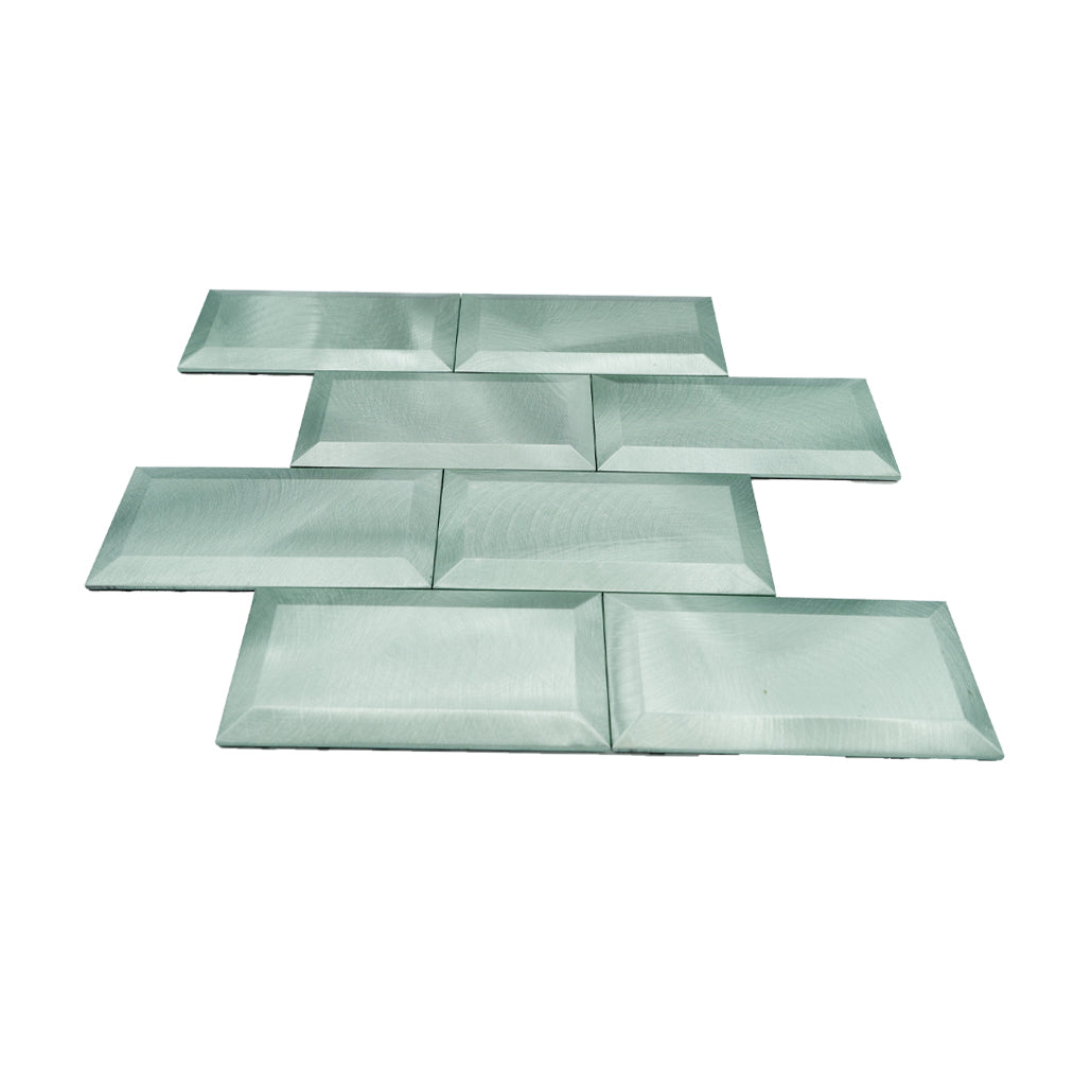 Peel and Stick Backsplash | Subway 3D Pastel Green | 12.01×12.01"