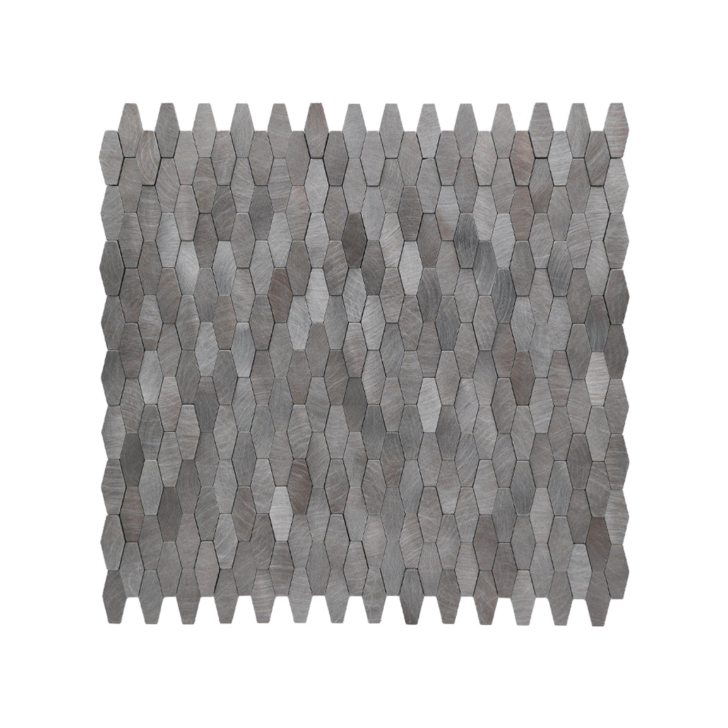 Peel and Stick Backsplash | Picket 3D Gray | 12.2×11.81"