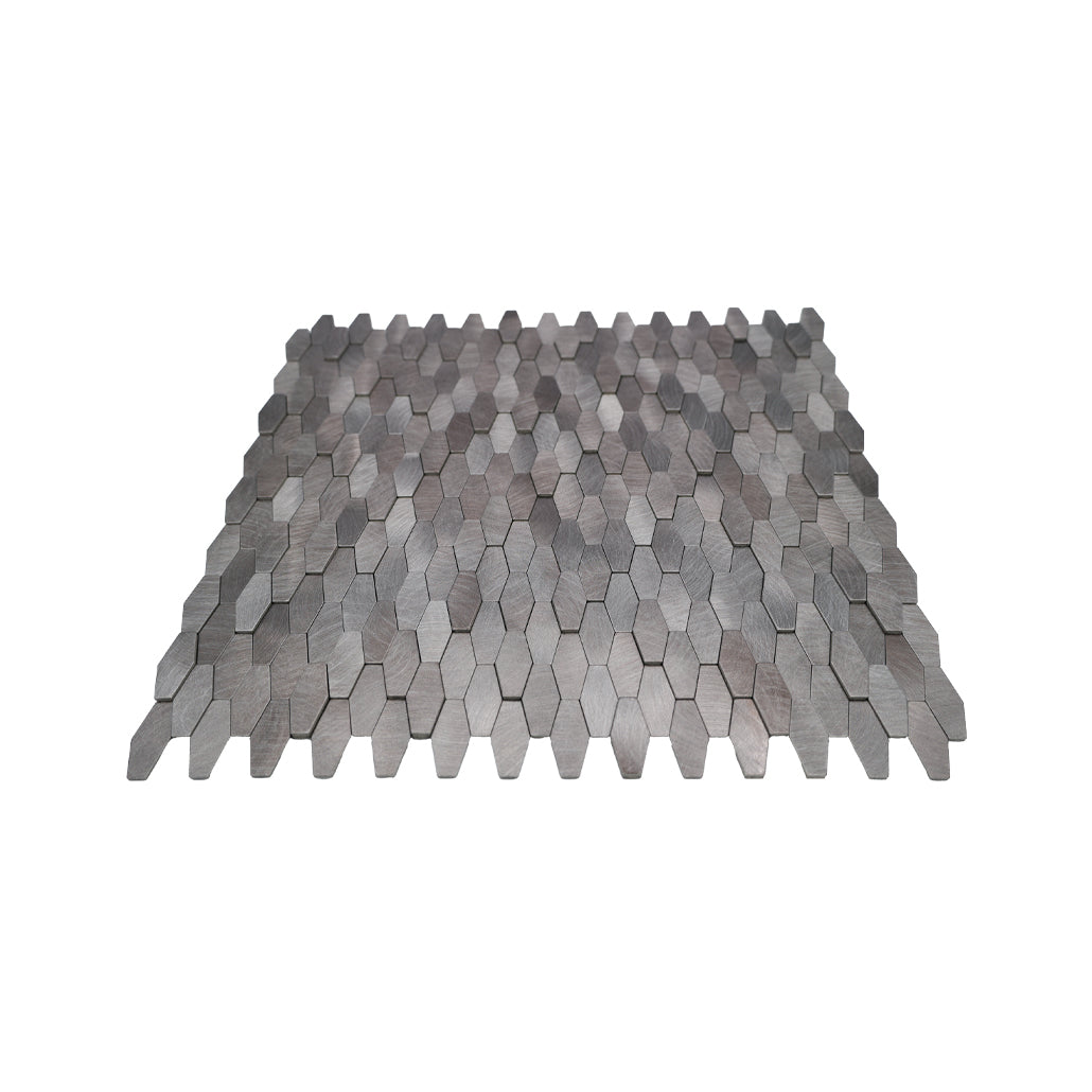 Peel and Stick Backsplash | Picket 3D Gray | 12.2×11.81"