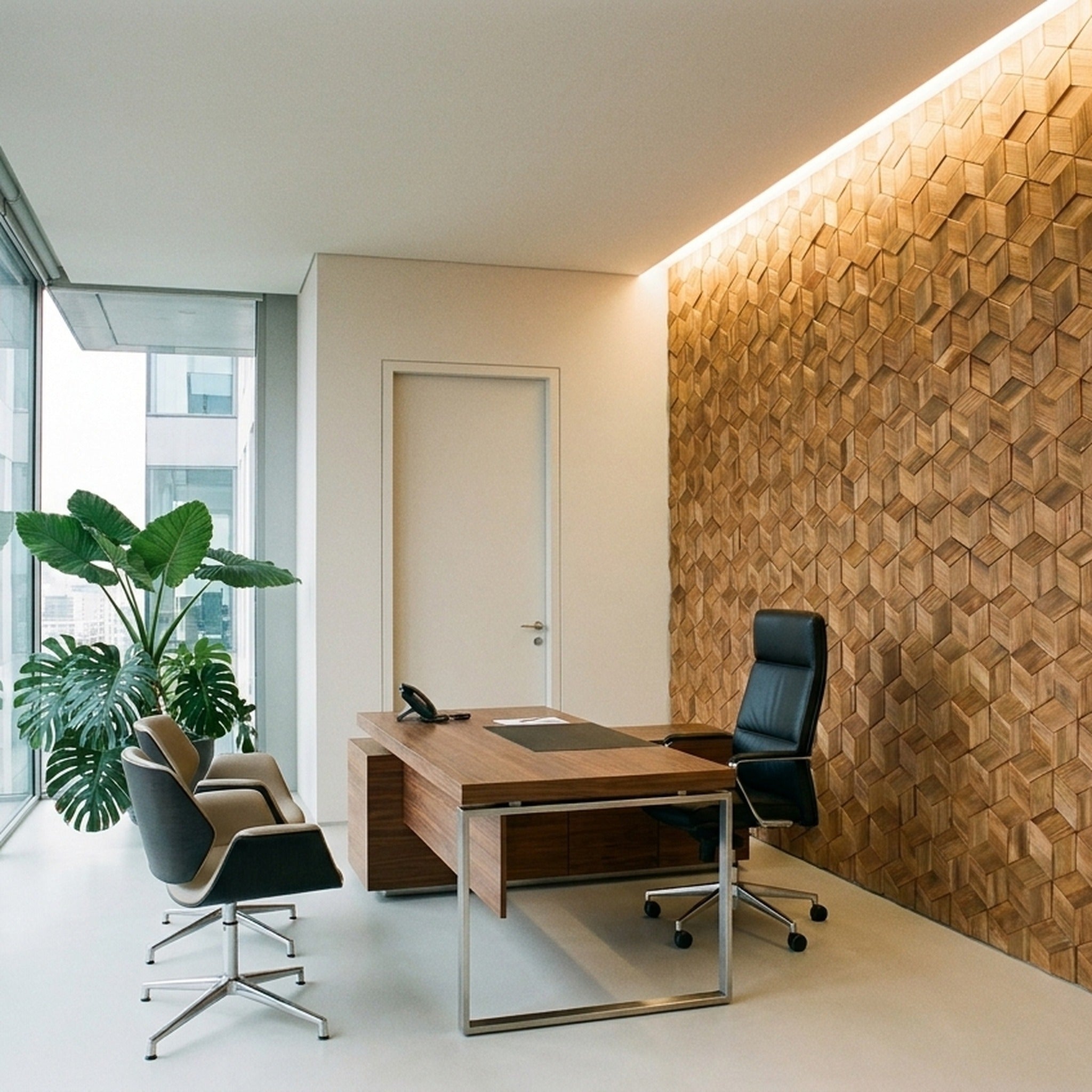 3D Wood Wall Panel | Fresh Pine | 11.8×13.8"