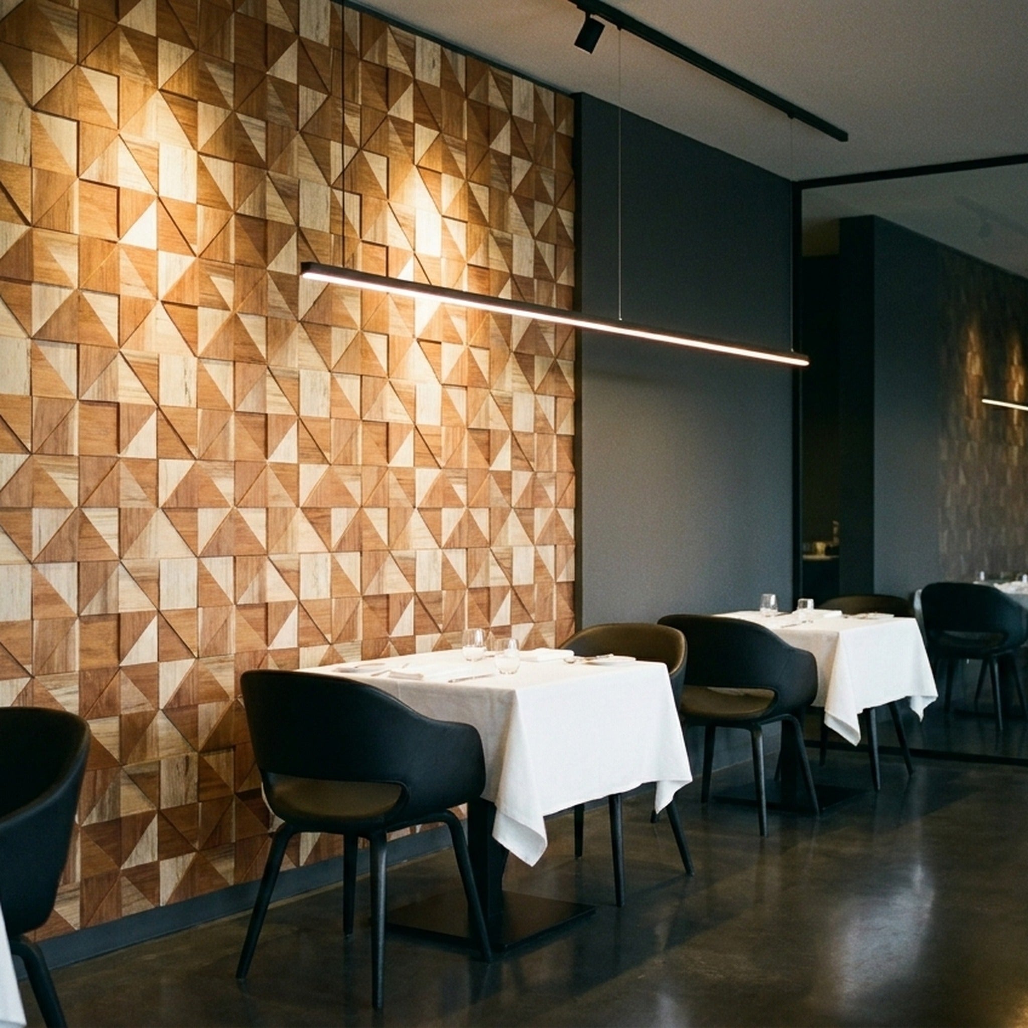 3D Wood Wall Panel | Merbau | 12×12"