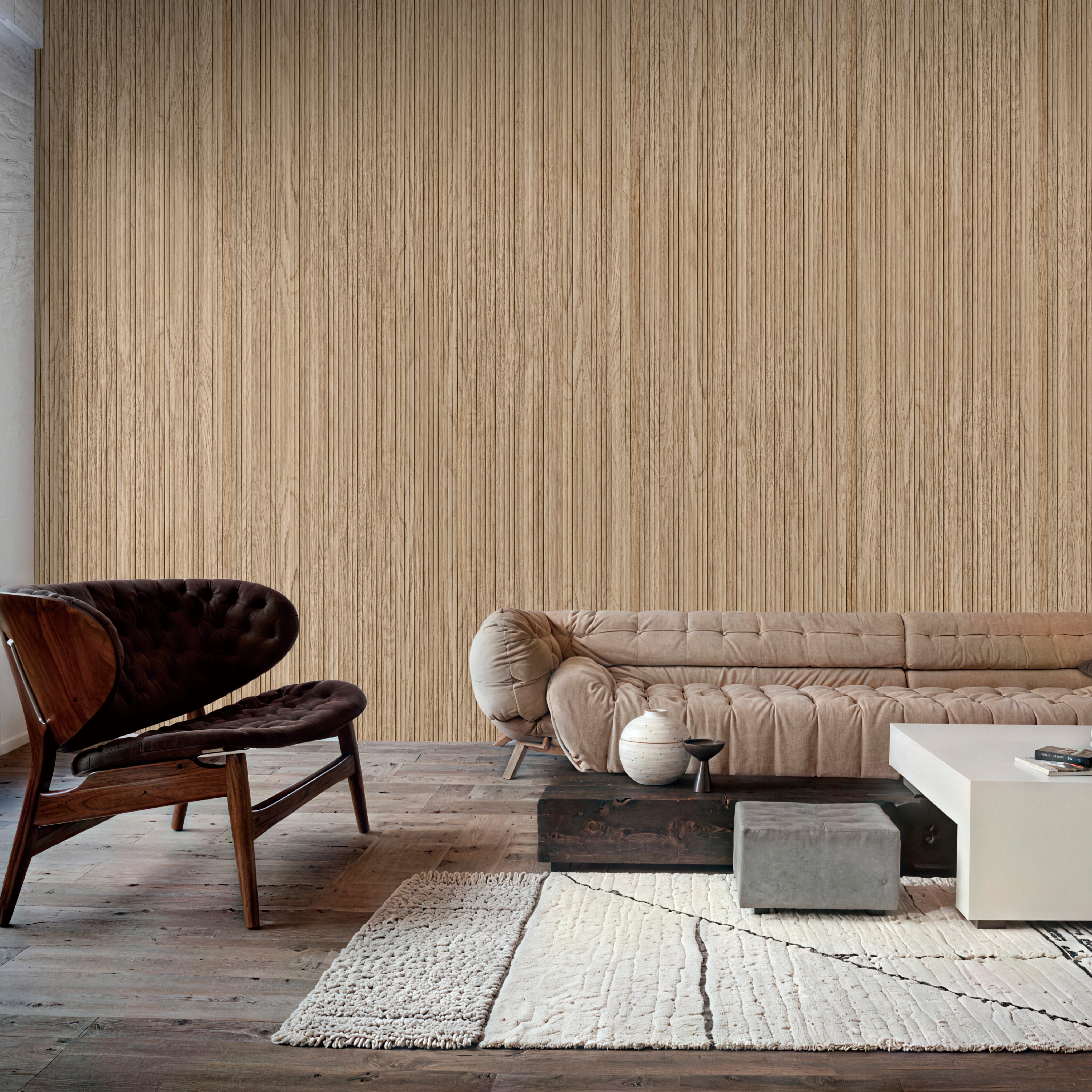Fluted Wall Panel | Natural Oak | Modern Flexible Design