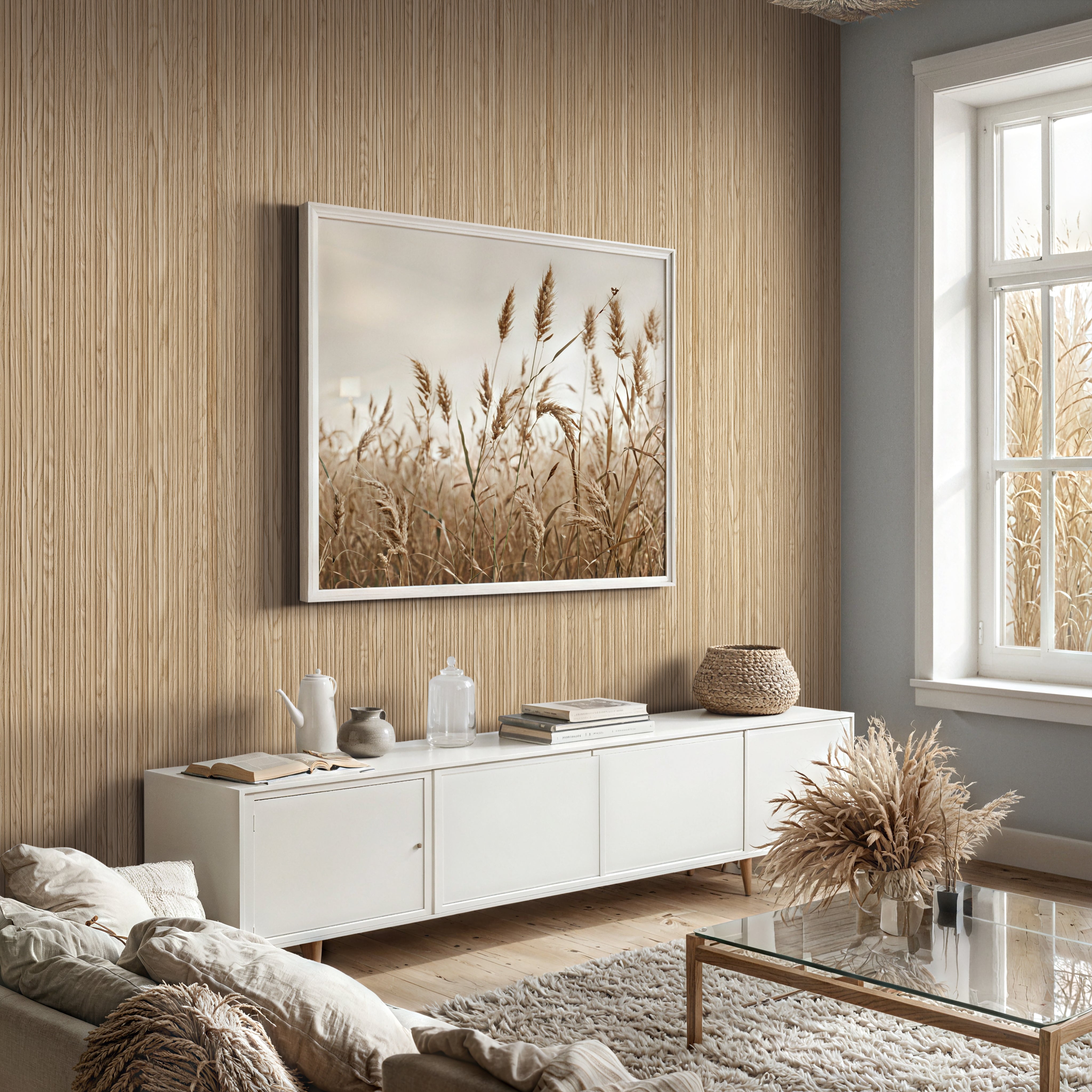 Fluted Wall Panel | Natural Oak | Modern Flexible Design