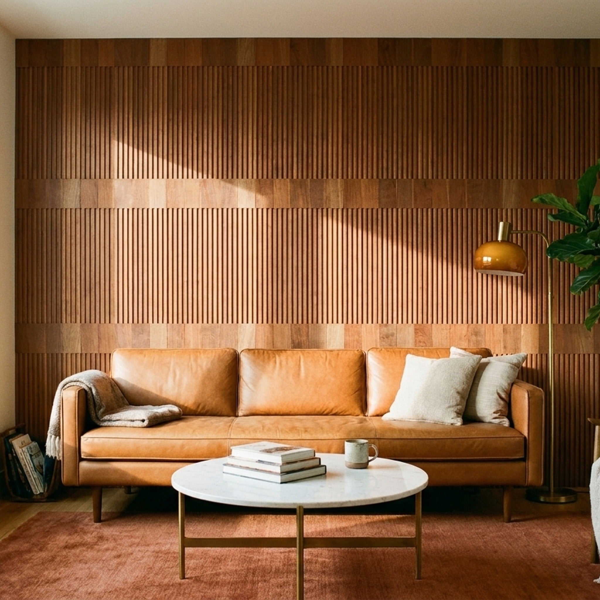 3D Wood Wall Panel | Silk Rosewood | 12×24"
