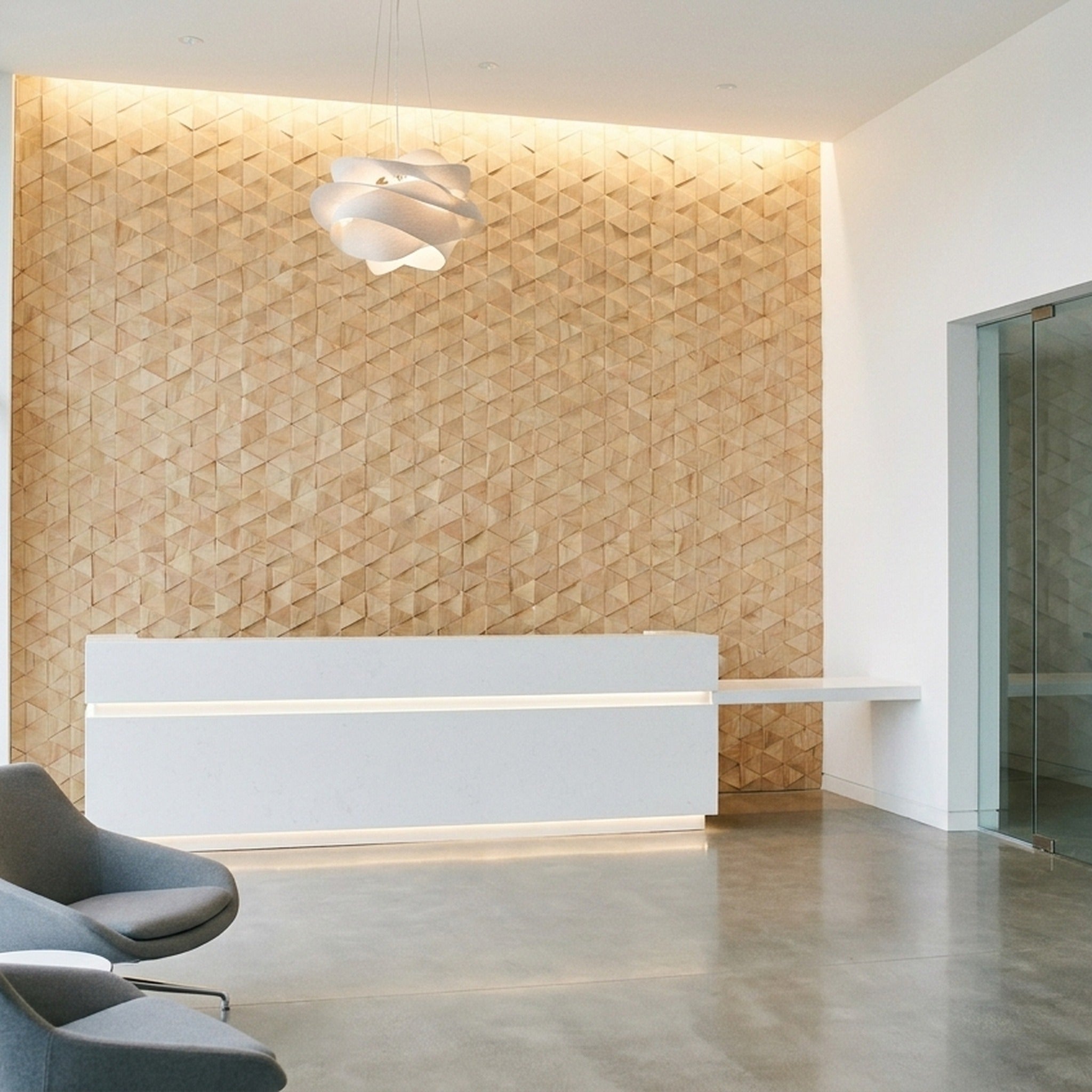 3D Wood Wall Panel | Compact Rubber | 11.0×11.8"