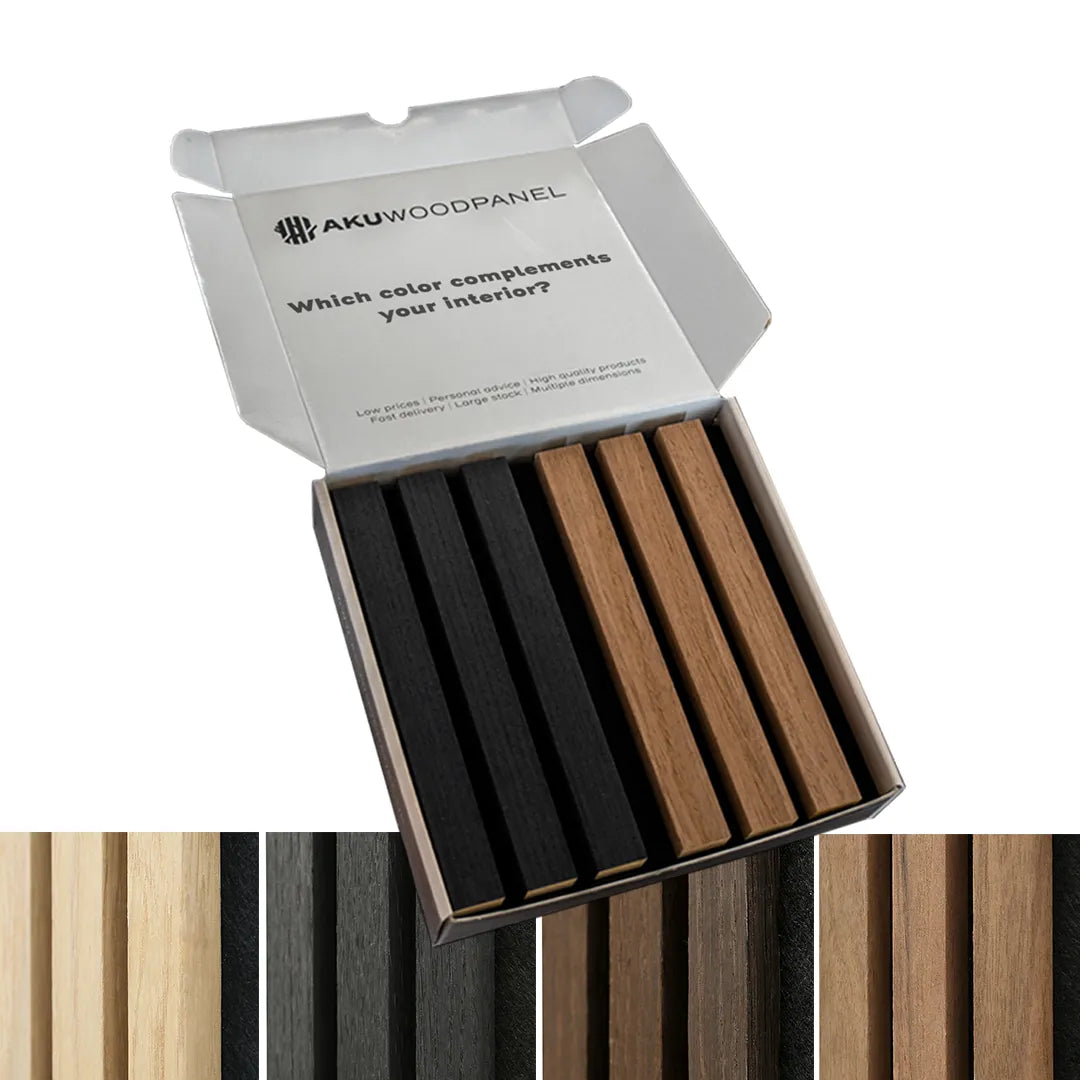 Full Sample Box - Slat Wall Panel | 4 Panels per Box