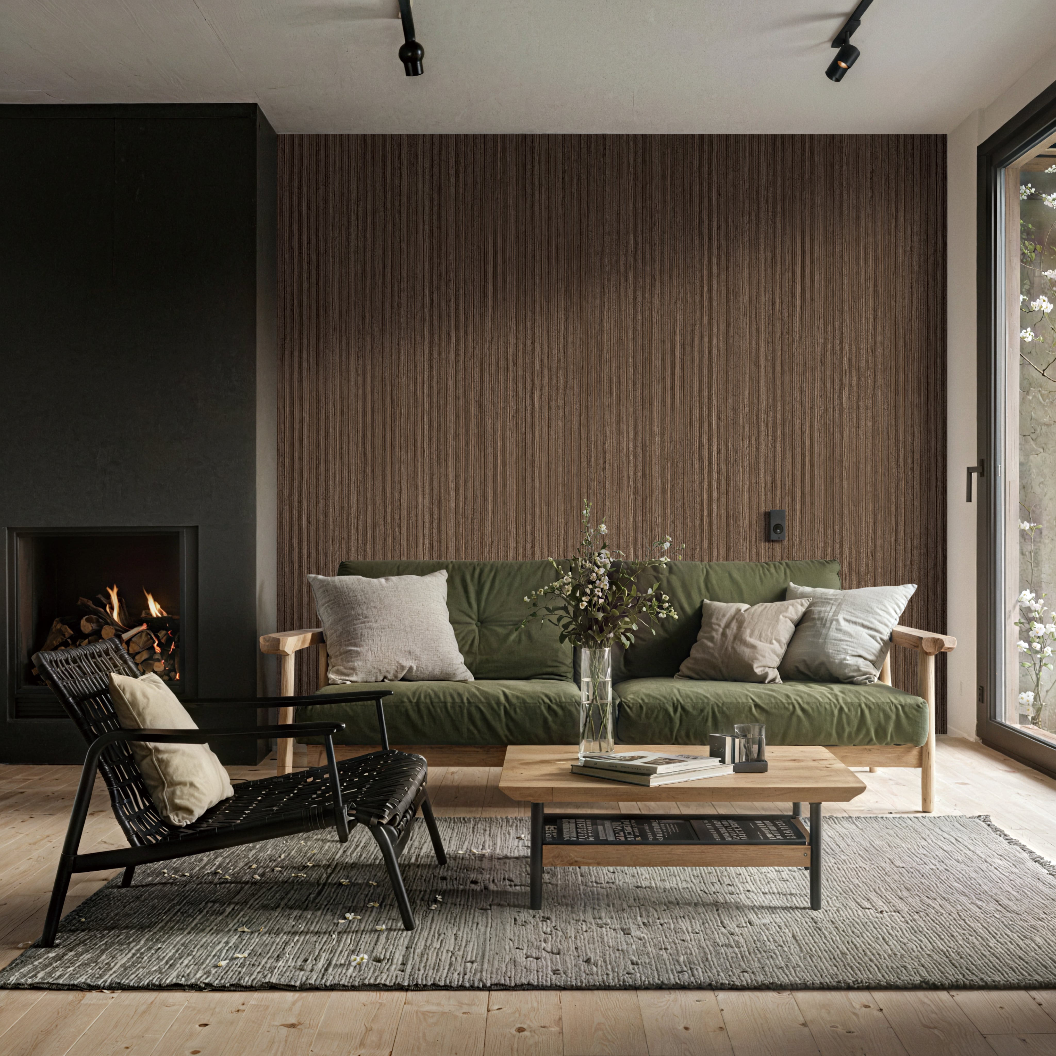 Fluted Wall Panel | Walnut | Modern Flexible Design