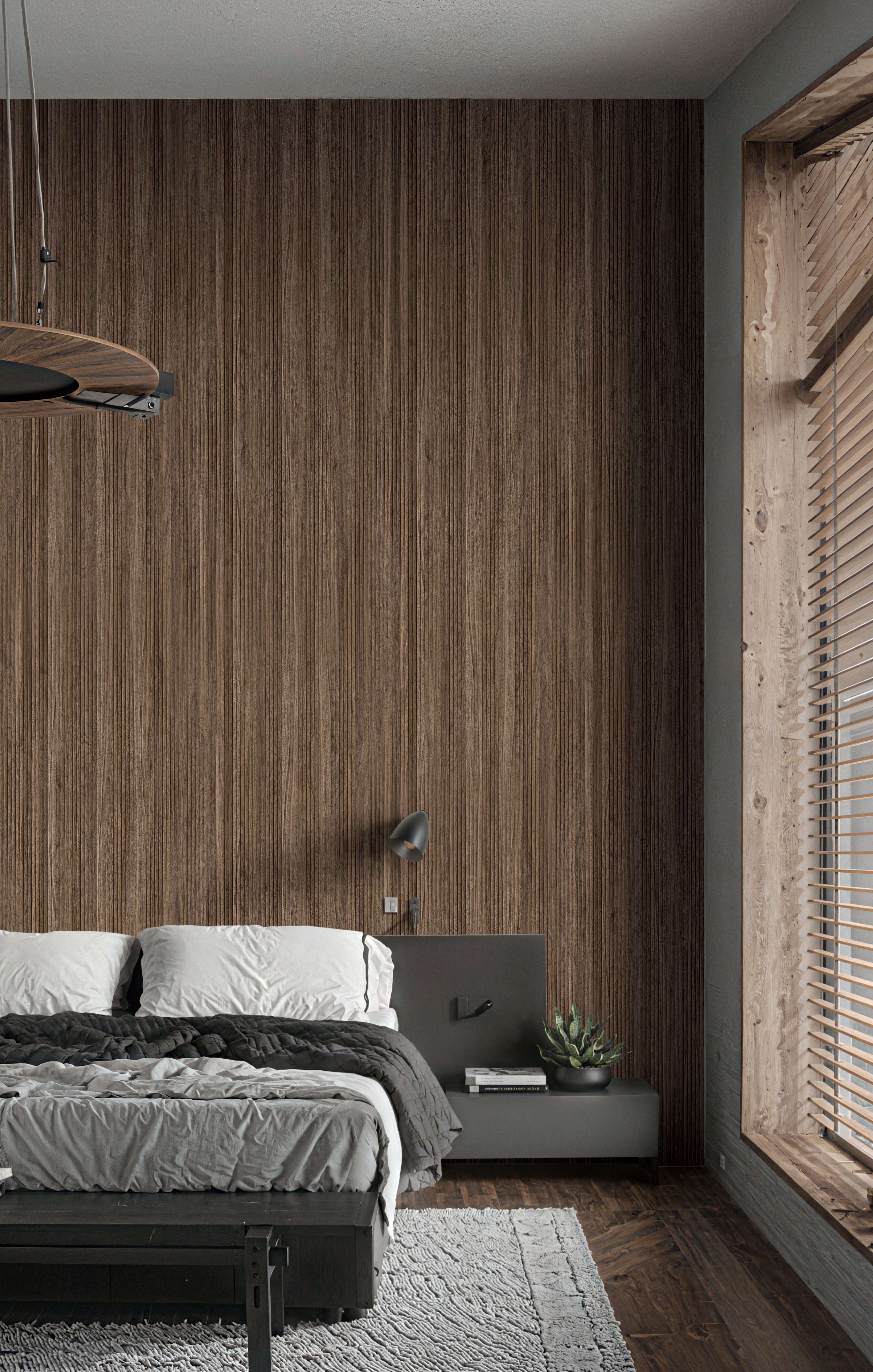 Fluted Wall Panel | Walnut | Modern Flexible Design