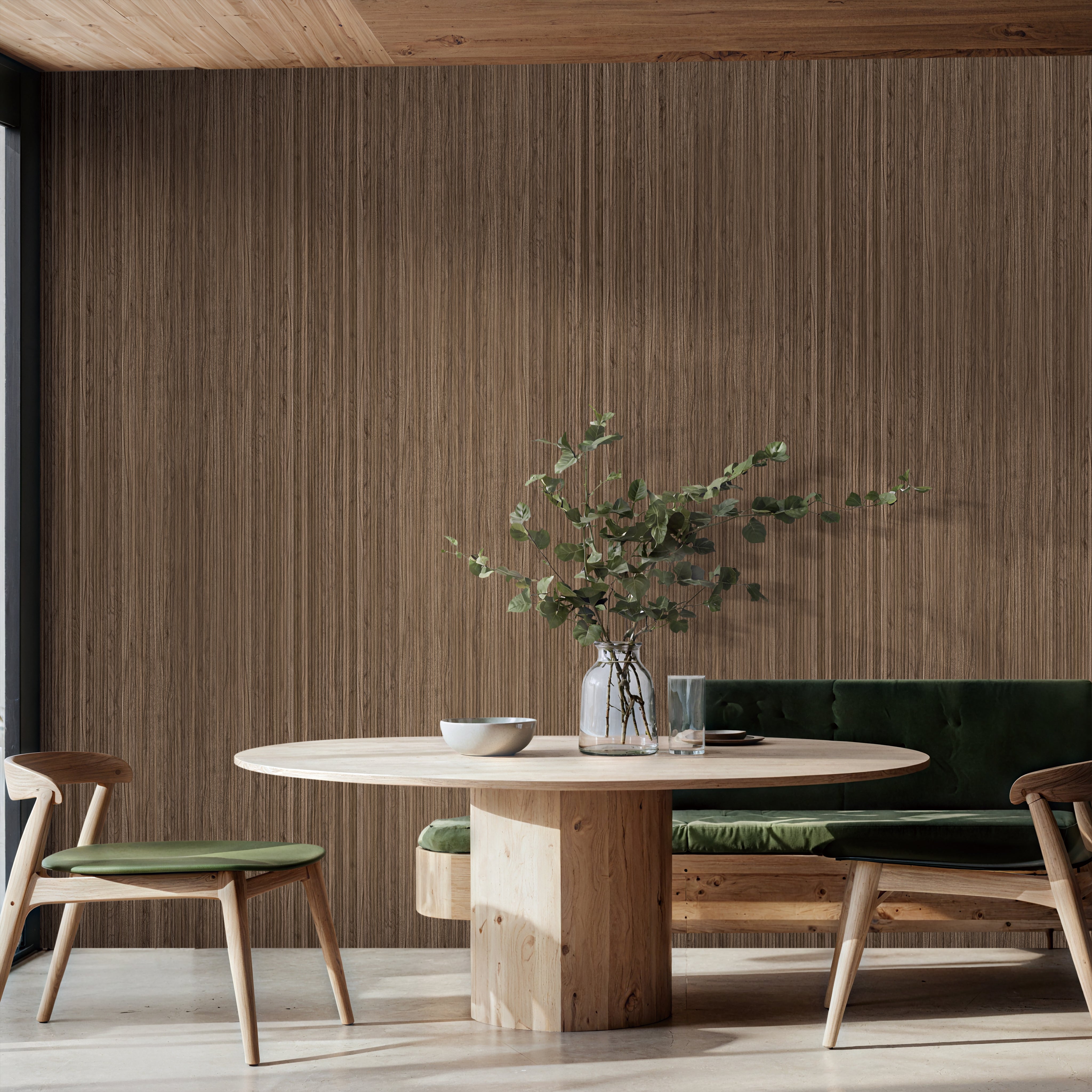 Fluted Wall Panel | Walnut | Modern Flexible Design