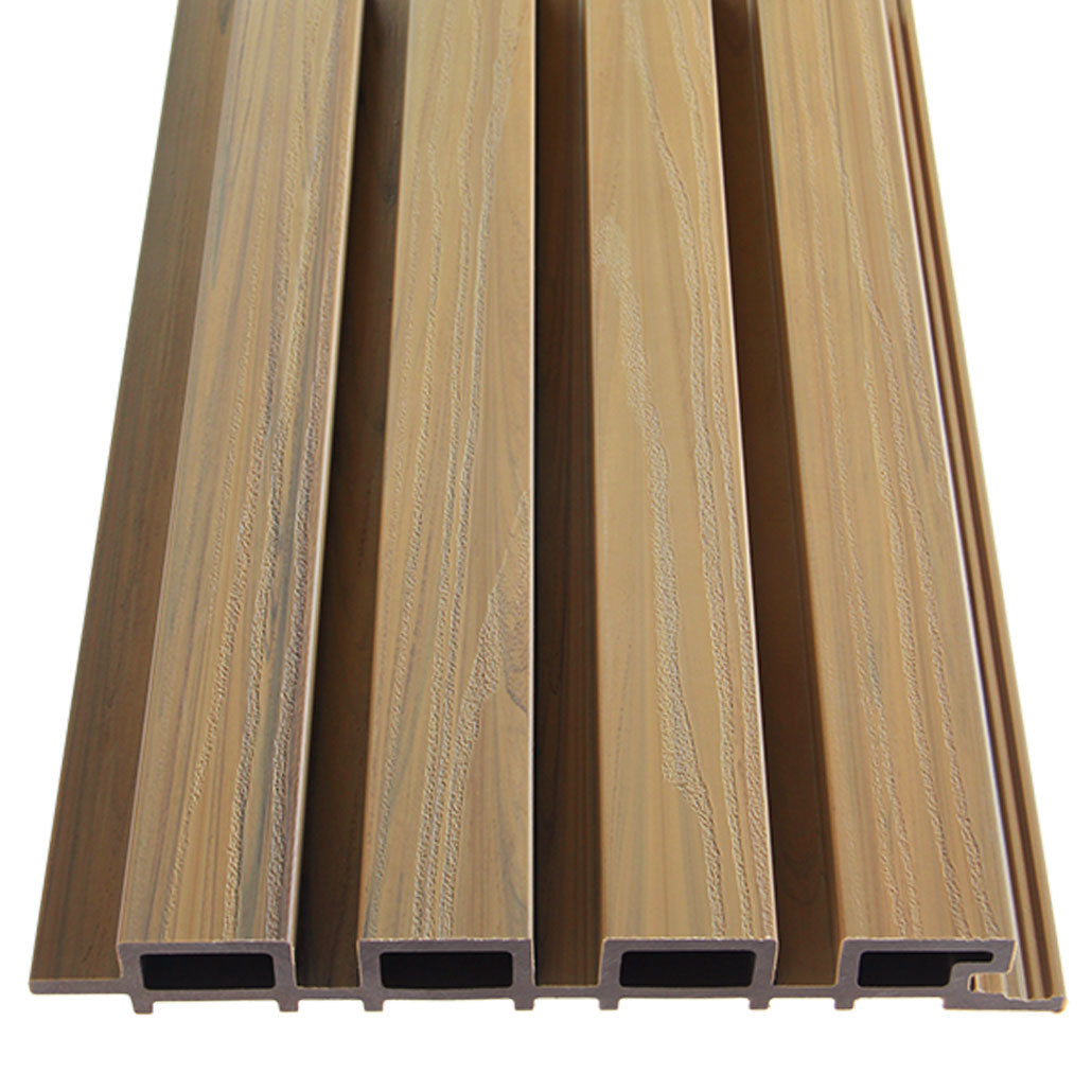Exterior Wall Panel Birch 94.5" | Garden | 3D Wood Grain (2 Panels per Box)