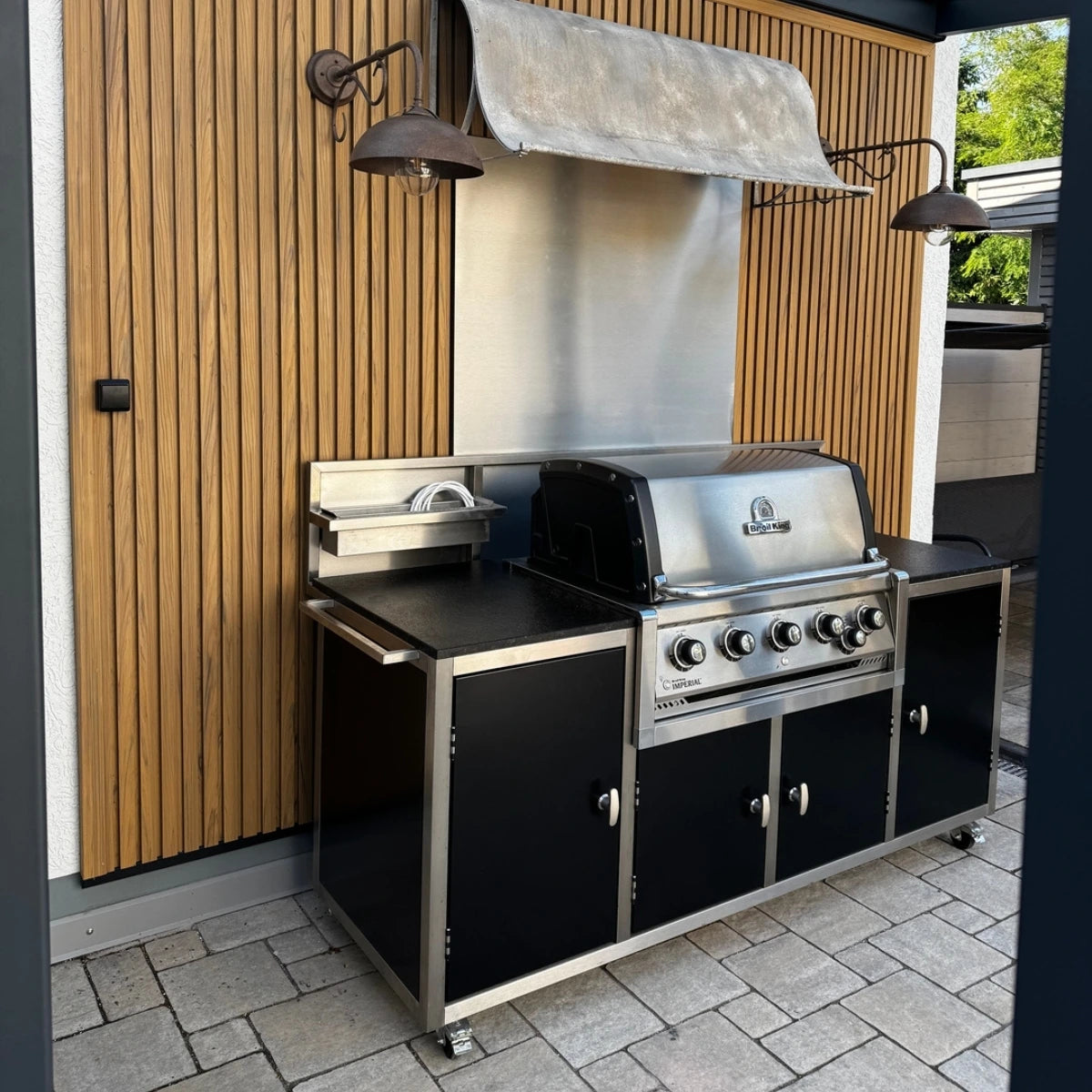 Exterior Wall Panel Birch 94.5" | Garden | 3D Wood Grain (2 Panels per Box)