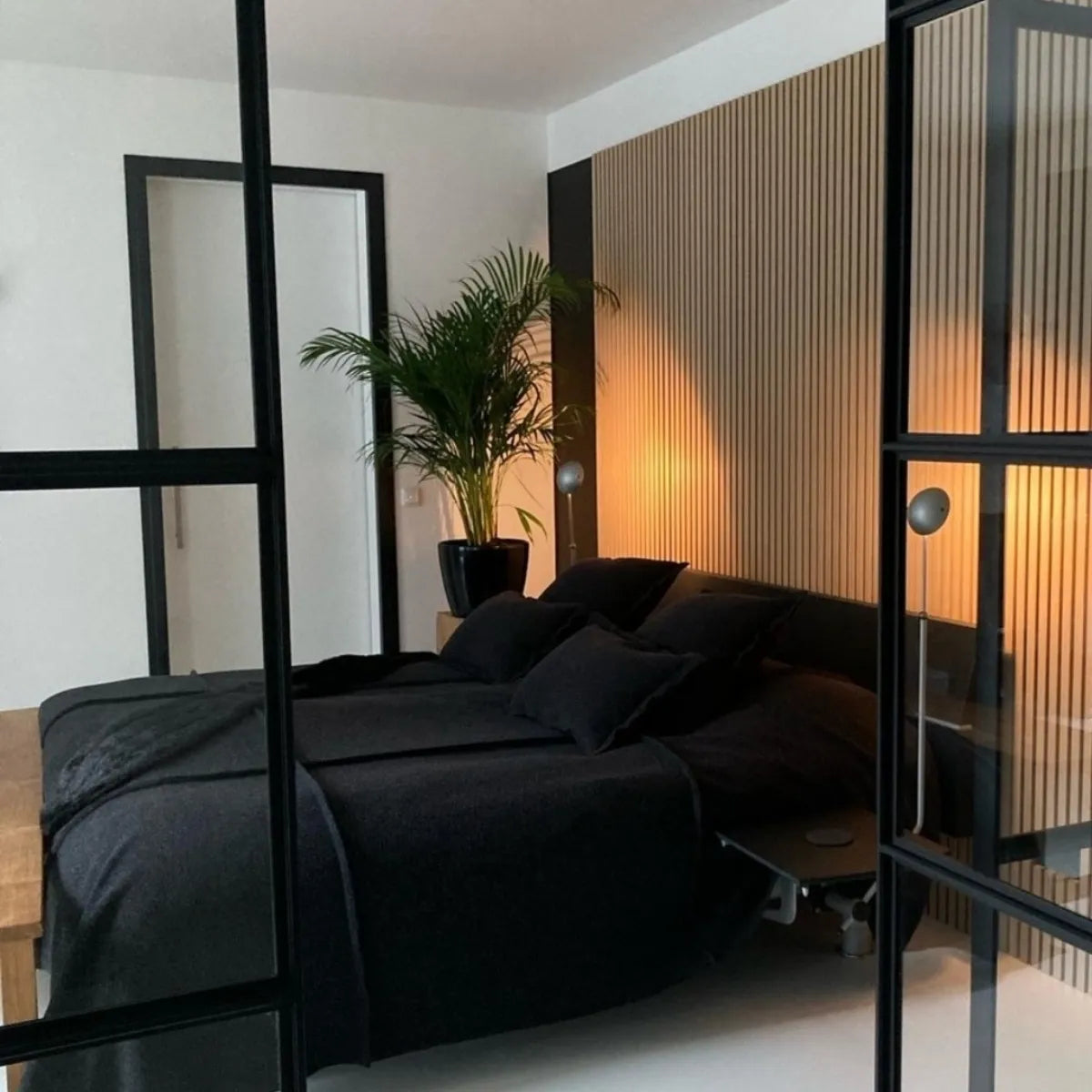 Acoustic Slat Wall Panel | Rustic Oak | Premium 3-sided Wood Veneer