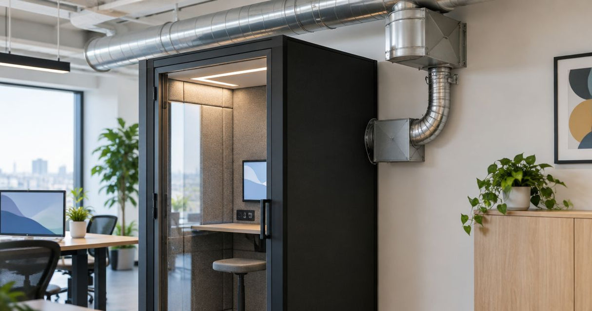 How to connect acoustic phone booths to your office HVAC system