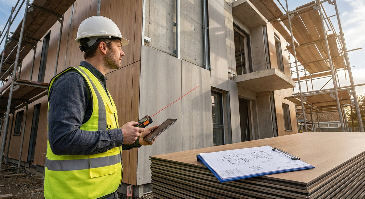 How to calculate coverage for exterior wall cladding panels