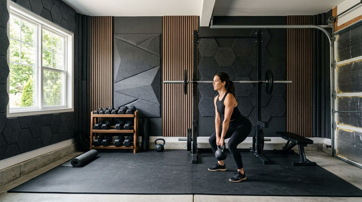 Best acoustic panels for home gym garage conversions