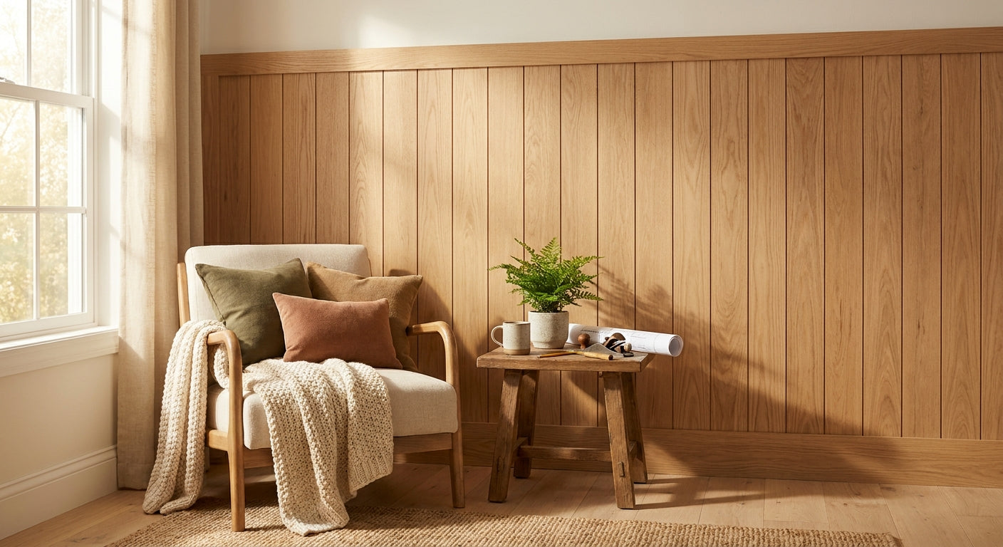 How to build a wood panel accent wall from scratch