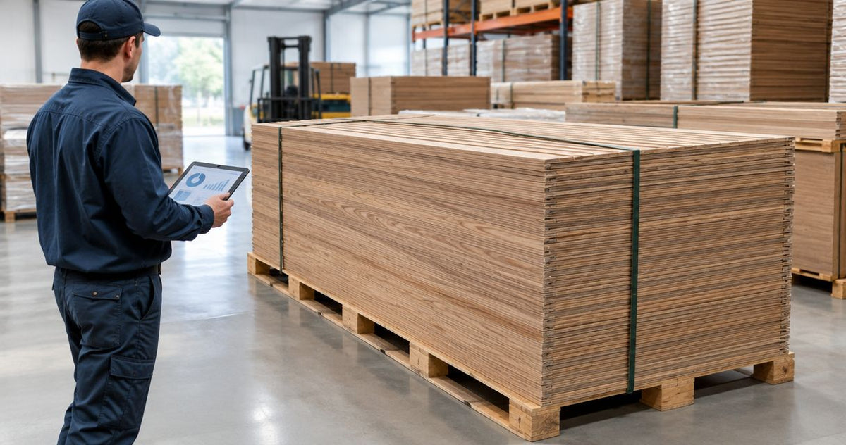 How long does shipping take for a bulk wood wall panel order?