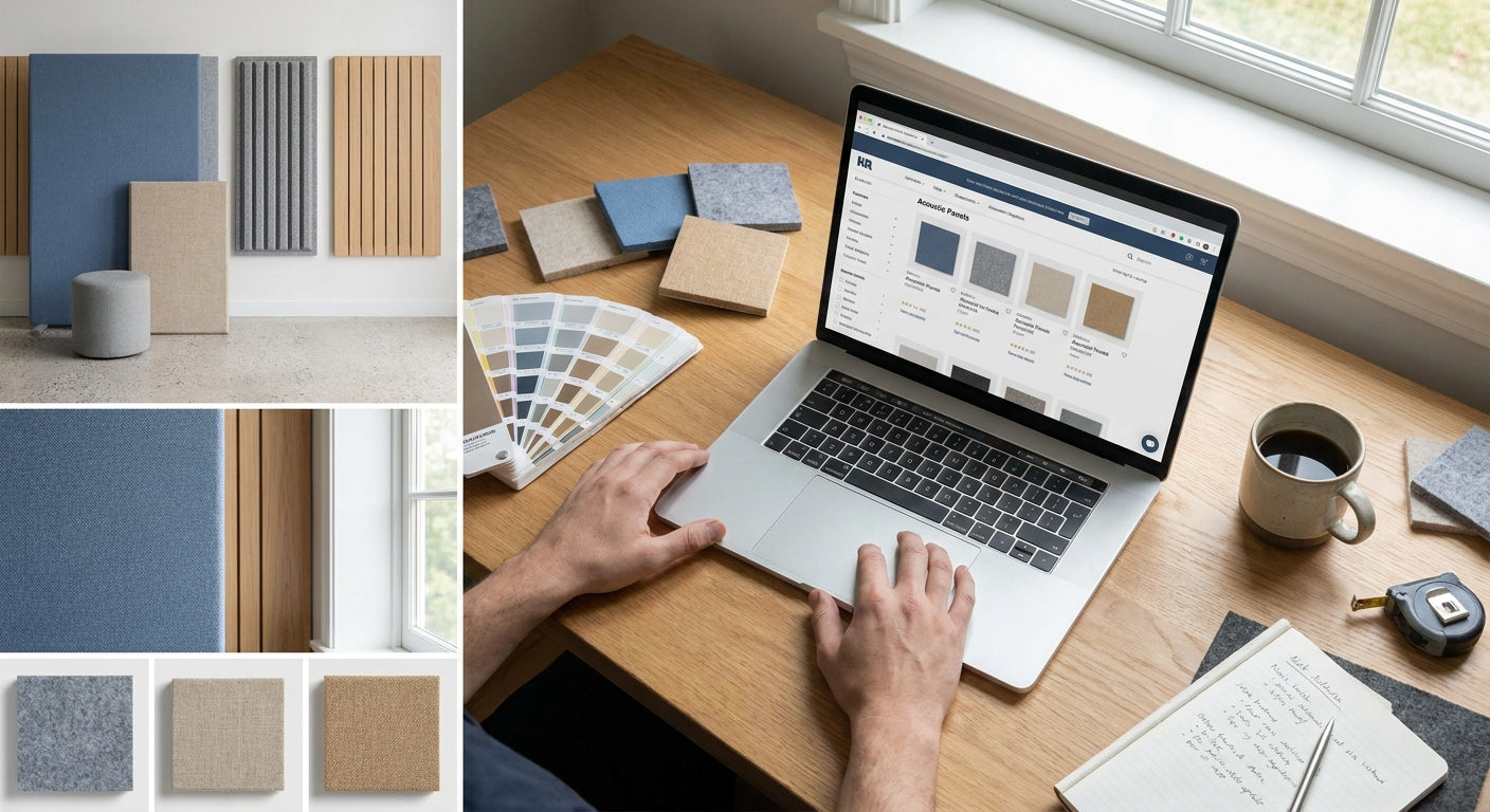 How to order acoustic wall panel samples before buying