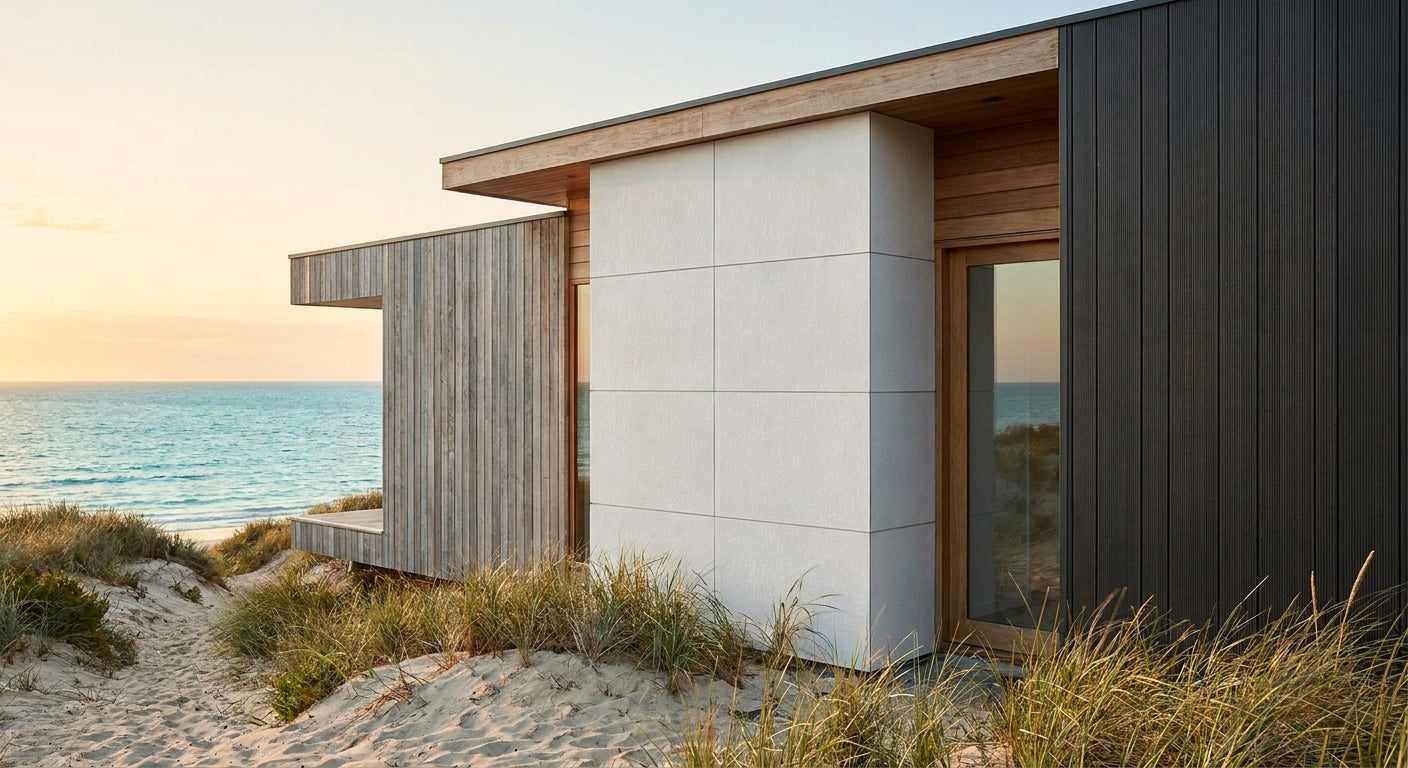 Best exterior cladding panels for beach house facades