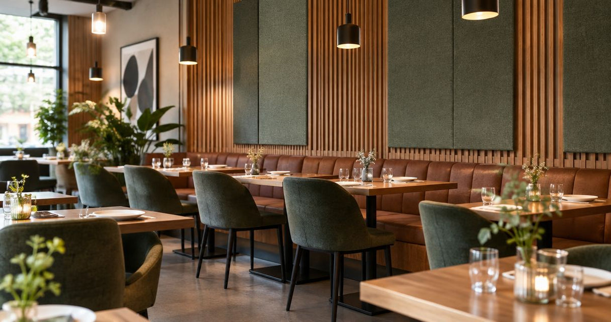 How much does it cost to add acoustic paneling to a restaurant dining room?