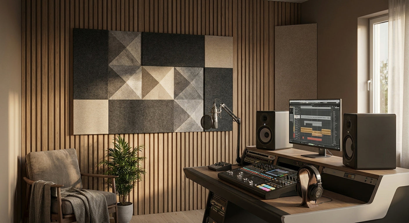 Best felt acoustic panels for home studio treatment