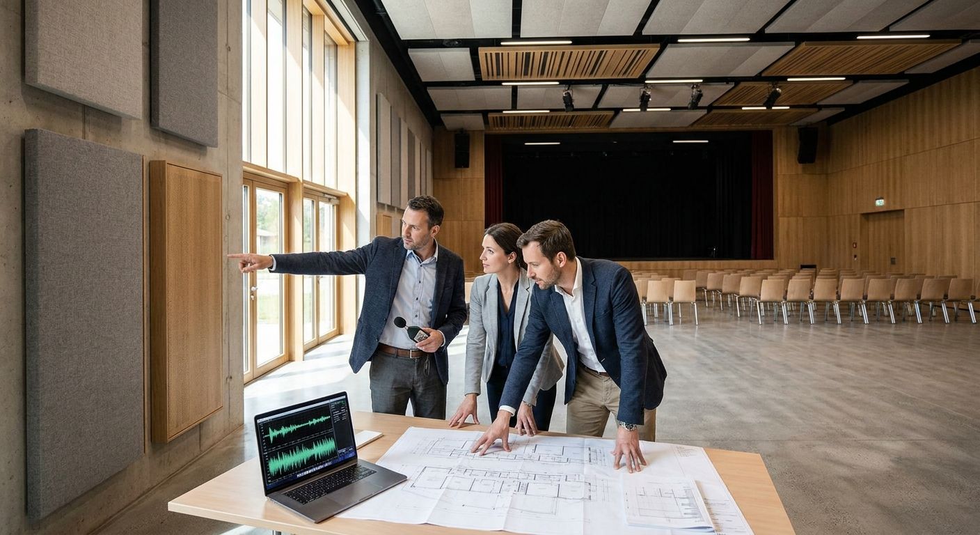 How to plan acoustic treatment for a multi-purpose hall