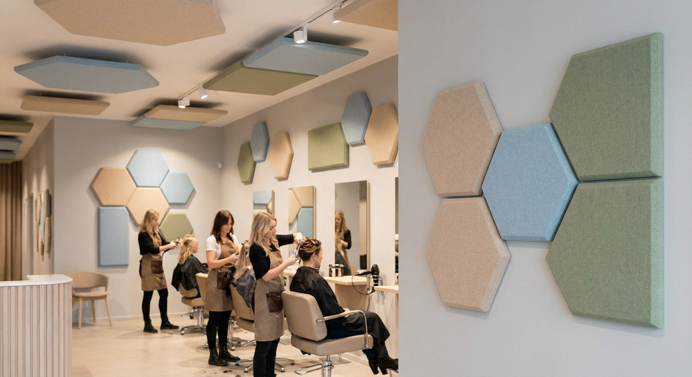 Best acoustic panels for noise reduction in hair salons