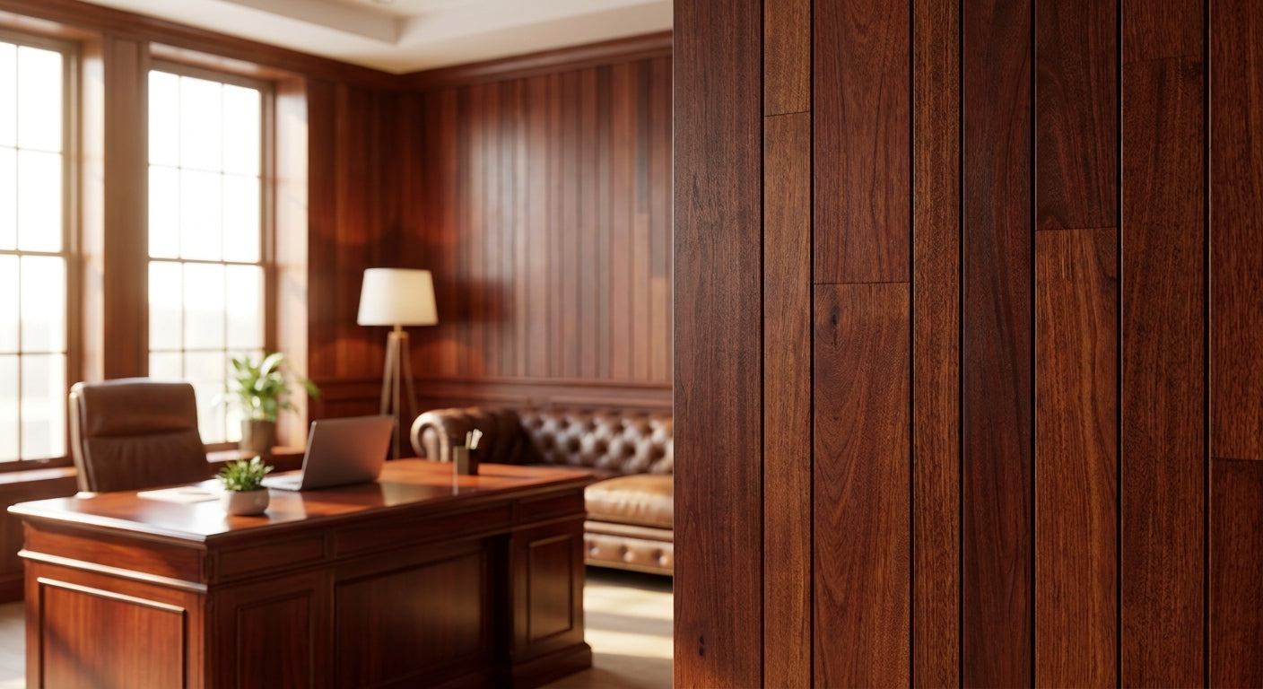 Best mahogany wood wall panels for executive office interiors