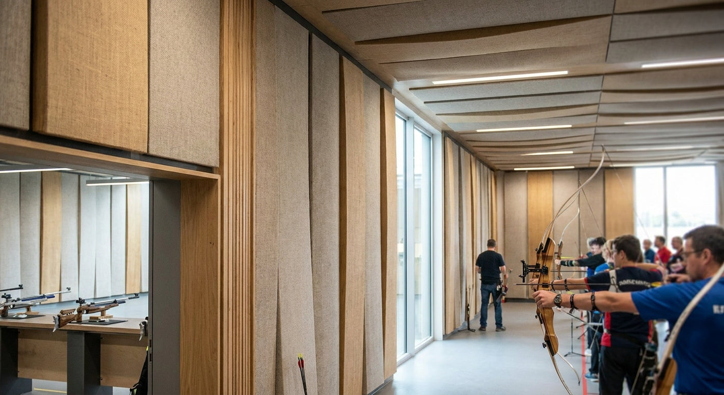 Best acoustic panels for indoor archery and shooting ranges